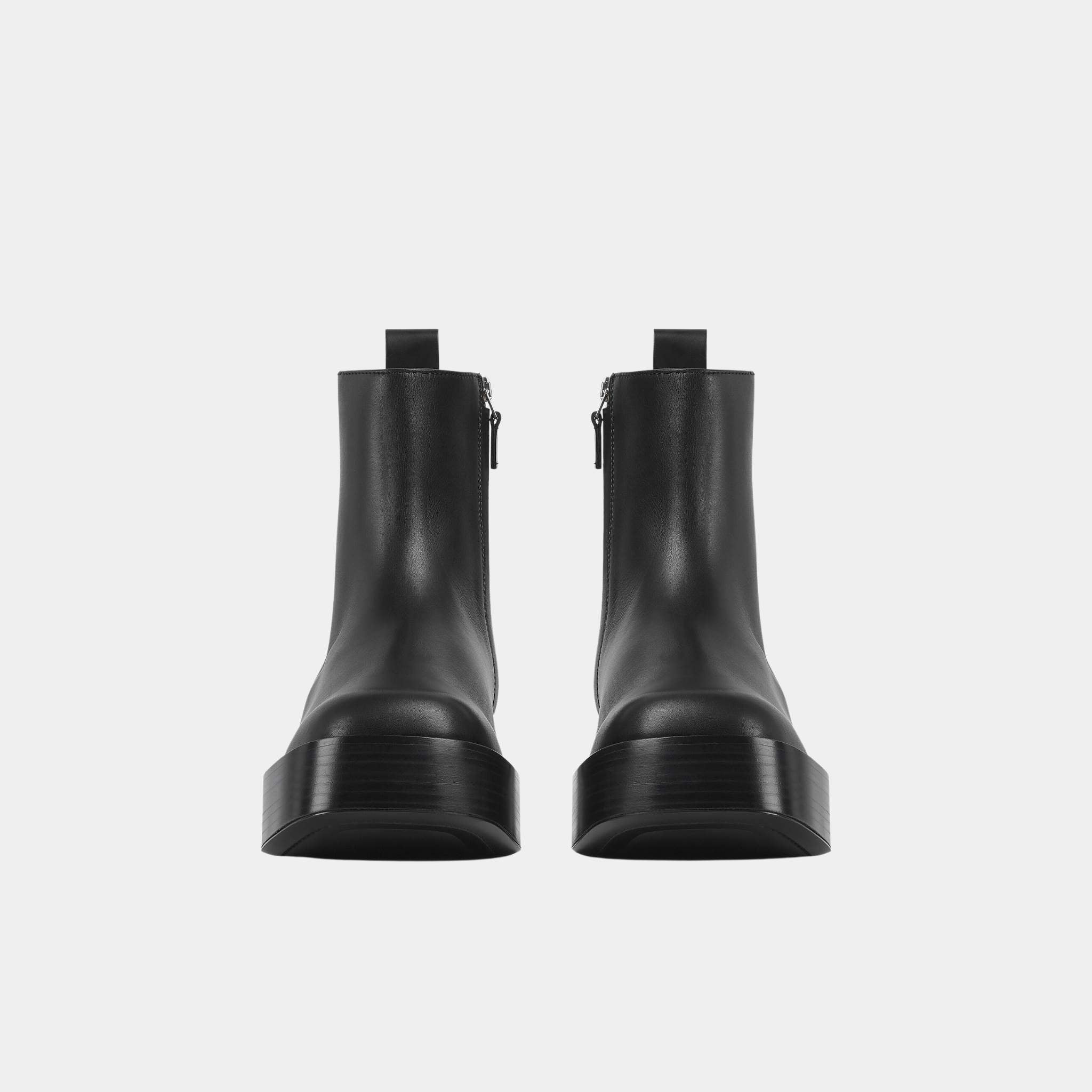 Torino Ankle Boot Smooth Calfskin Flatform Outsole