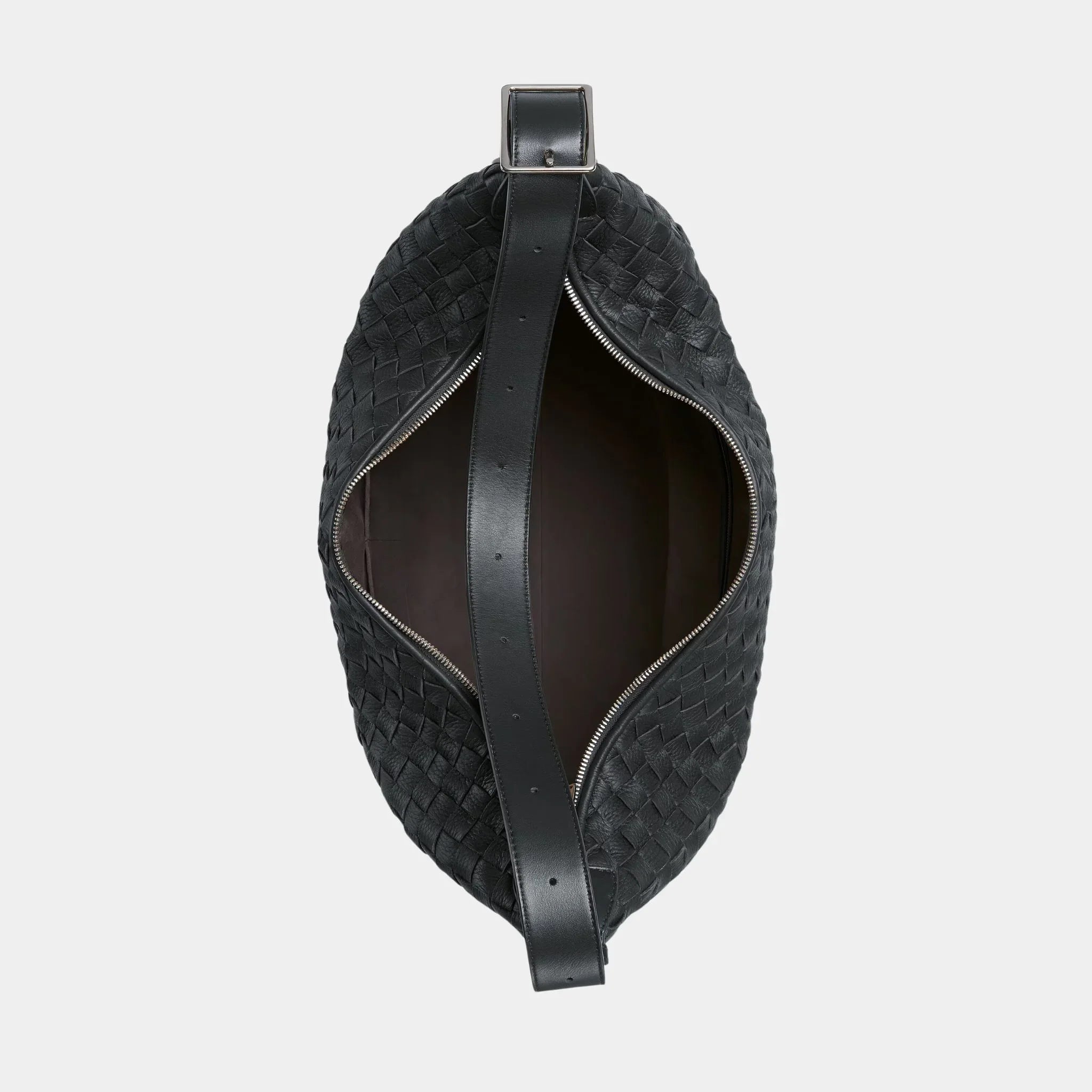 Traveler Hobo bag In Intrecciato Deer Skin