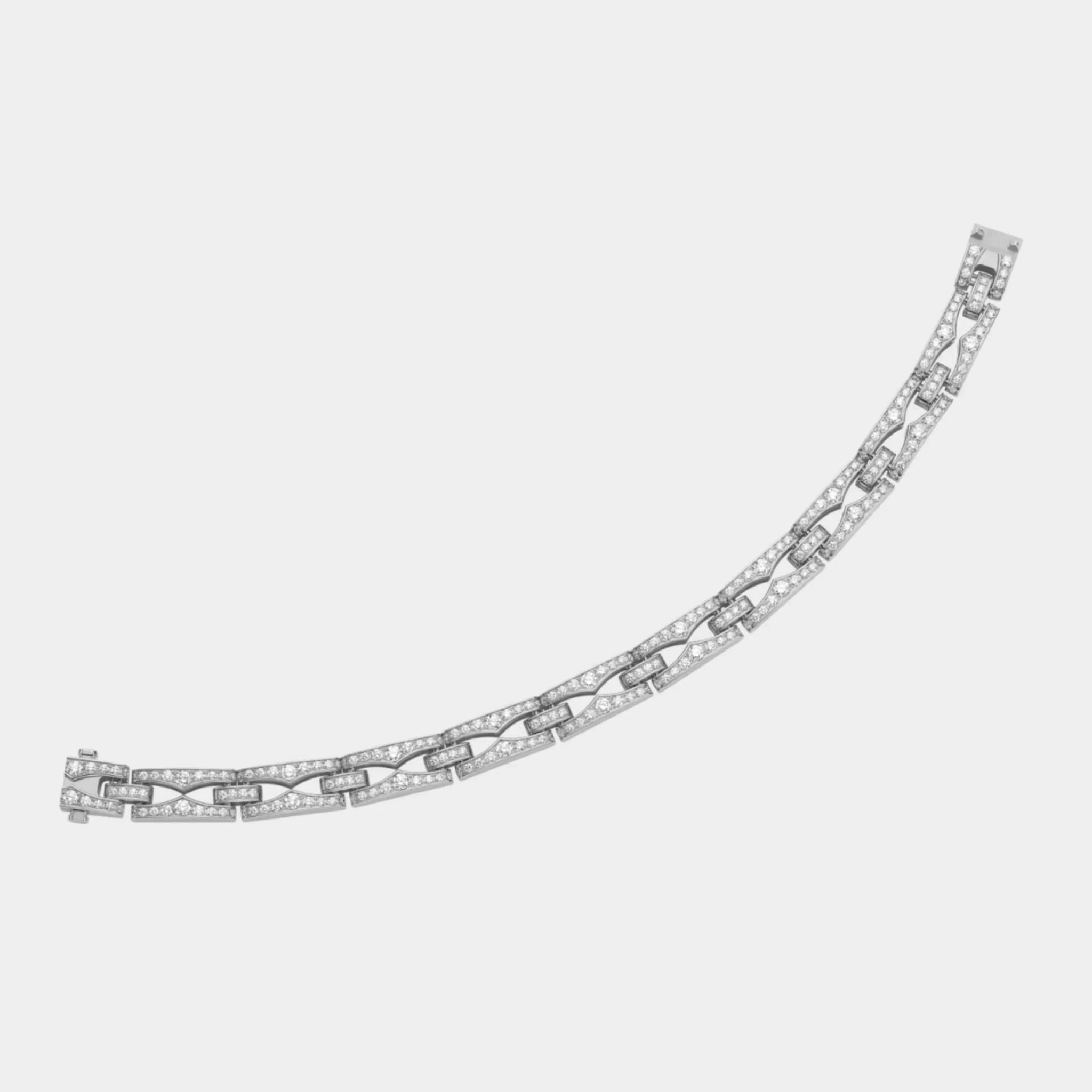 B.zero1 Rock Chain Gold Soft bracelet Full Pavé Diamonds