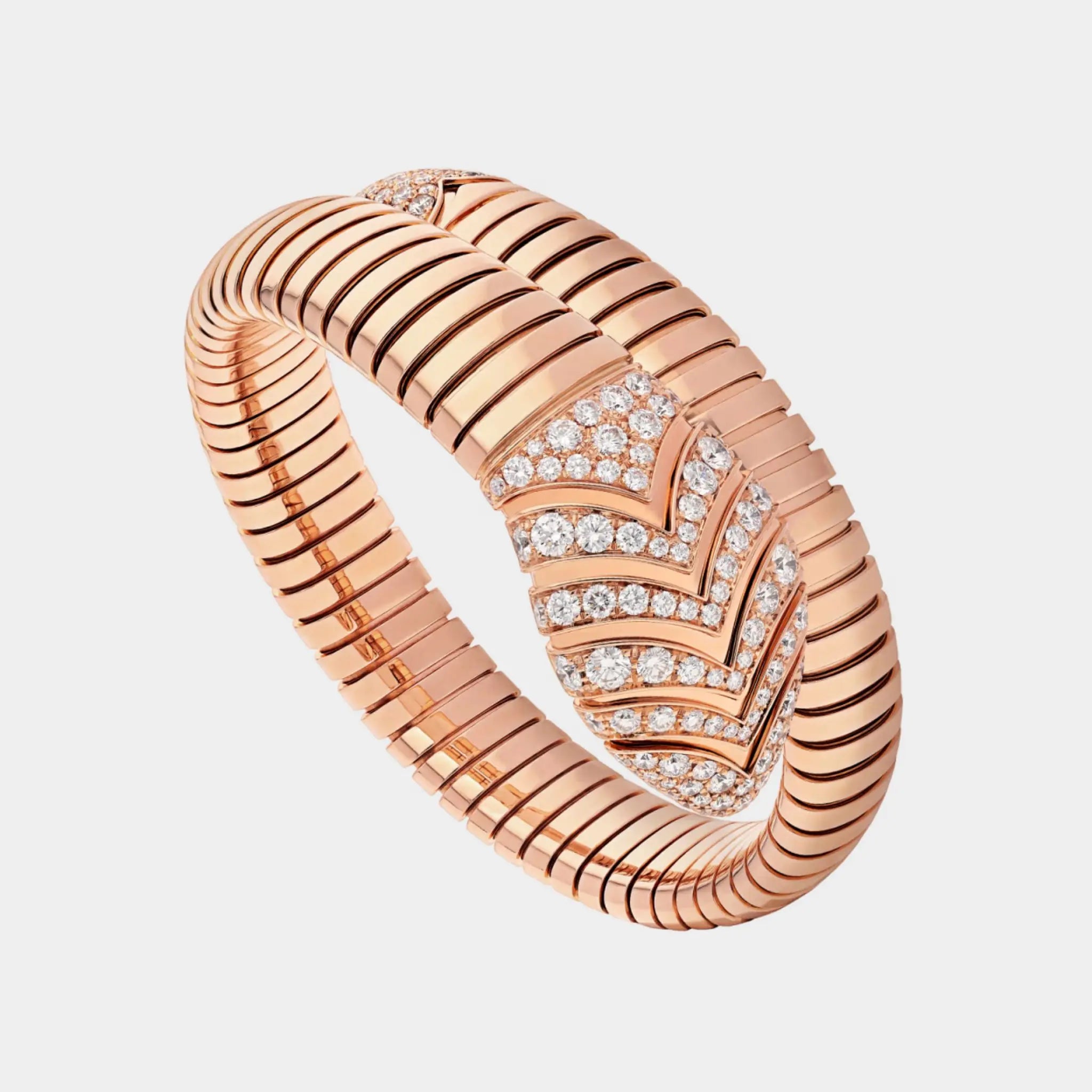 Serpenti Rose Gold Bracelet Diamond