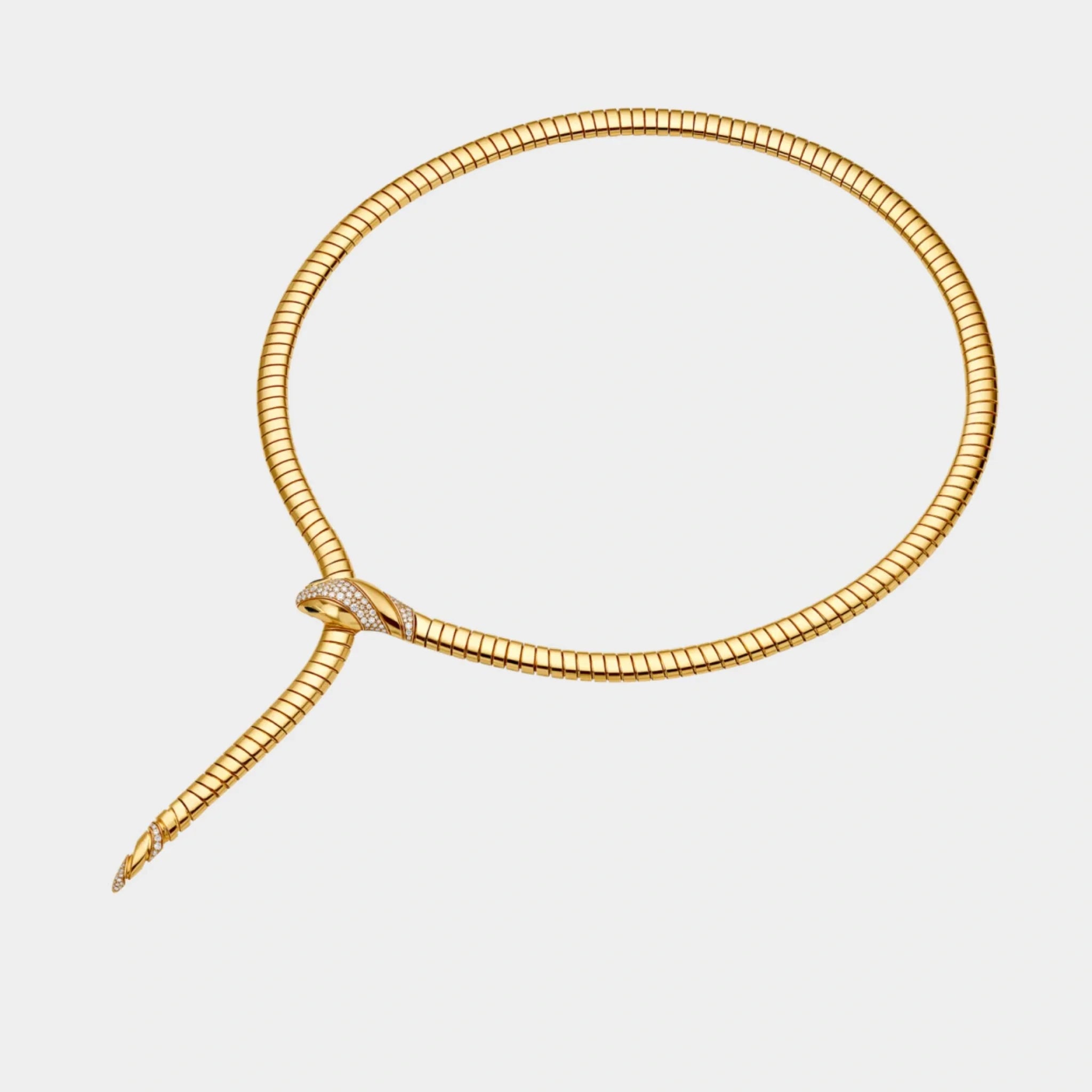Serpenti Tubogas Diamond Necklace