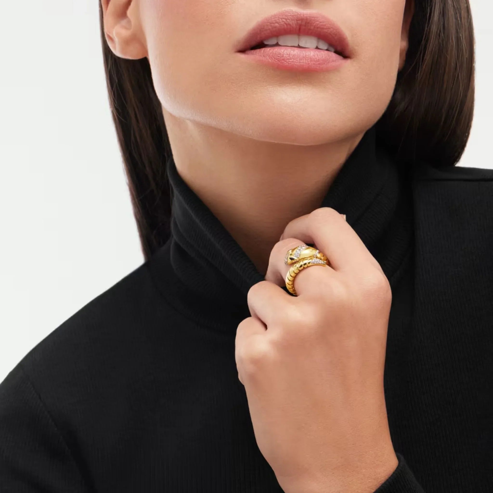 Serpenti Tubogas diamond Ring