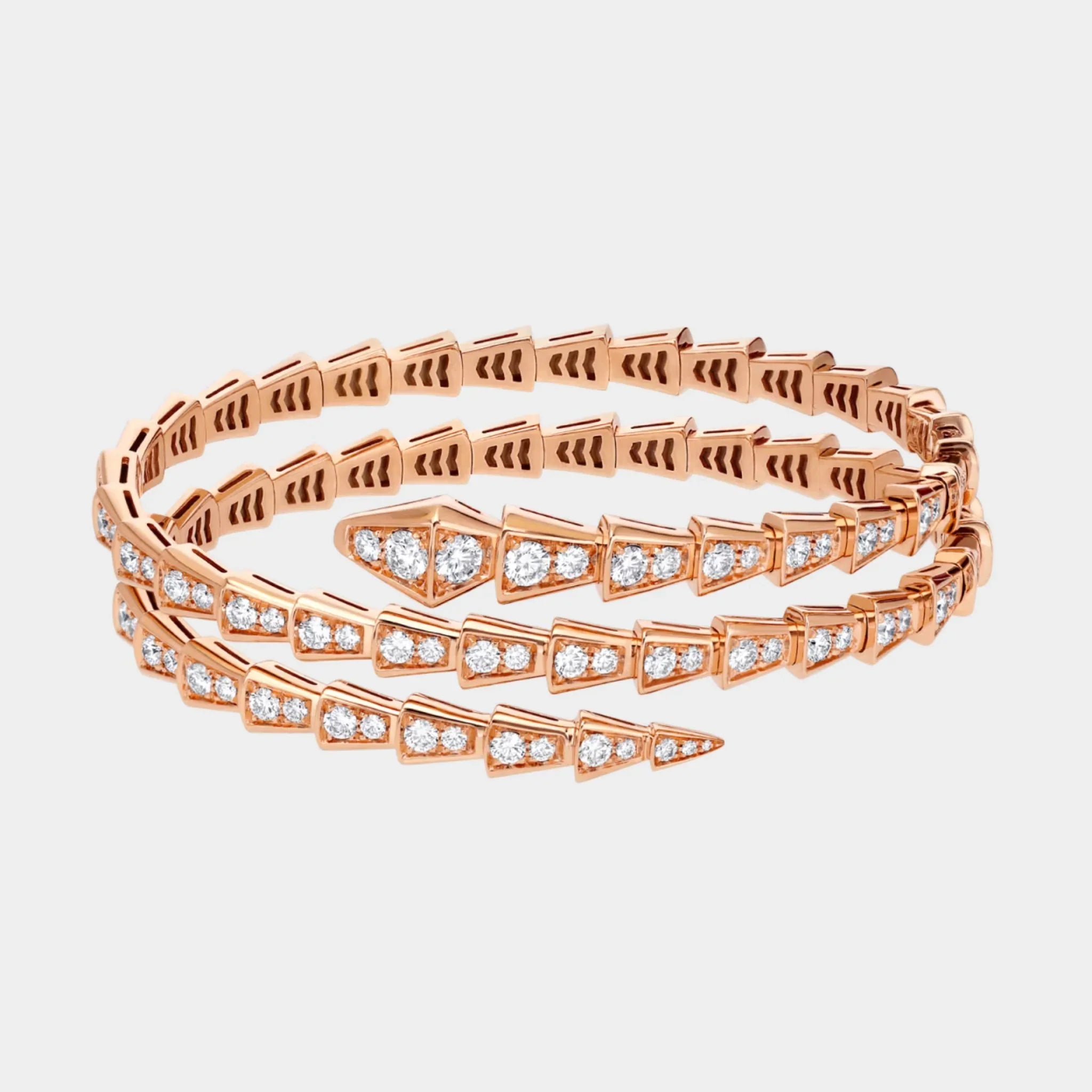 Serpenti Viper Diamond Bracelet 2 Loops