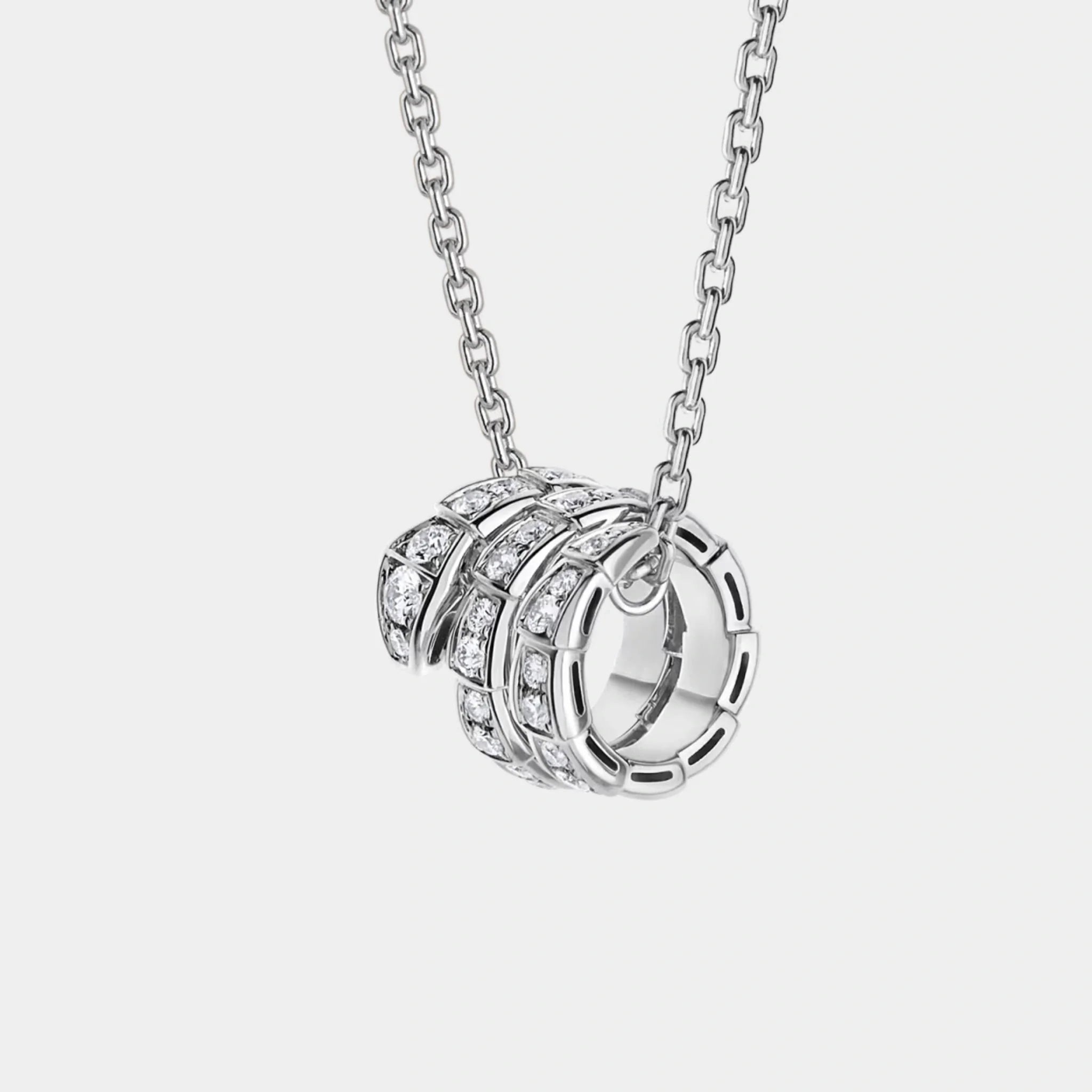 Serpenti Viper Diamond Pendant Necklace