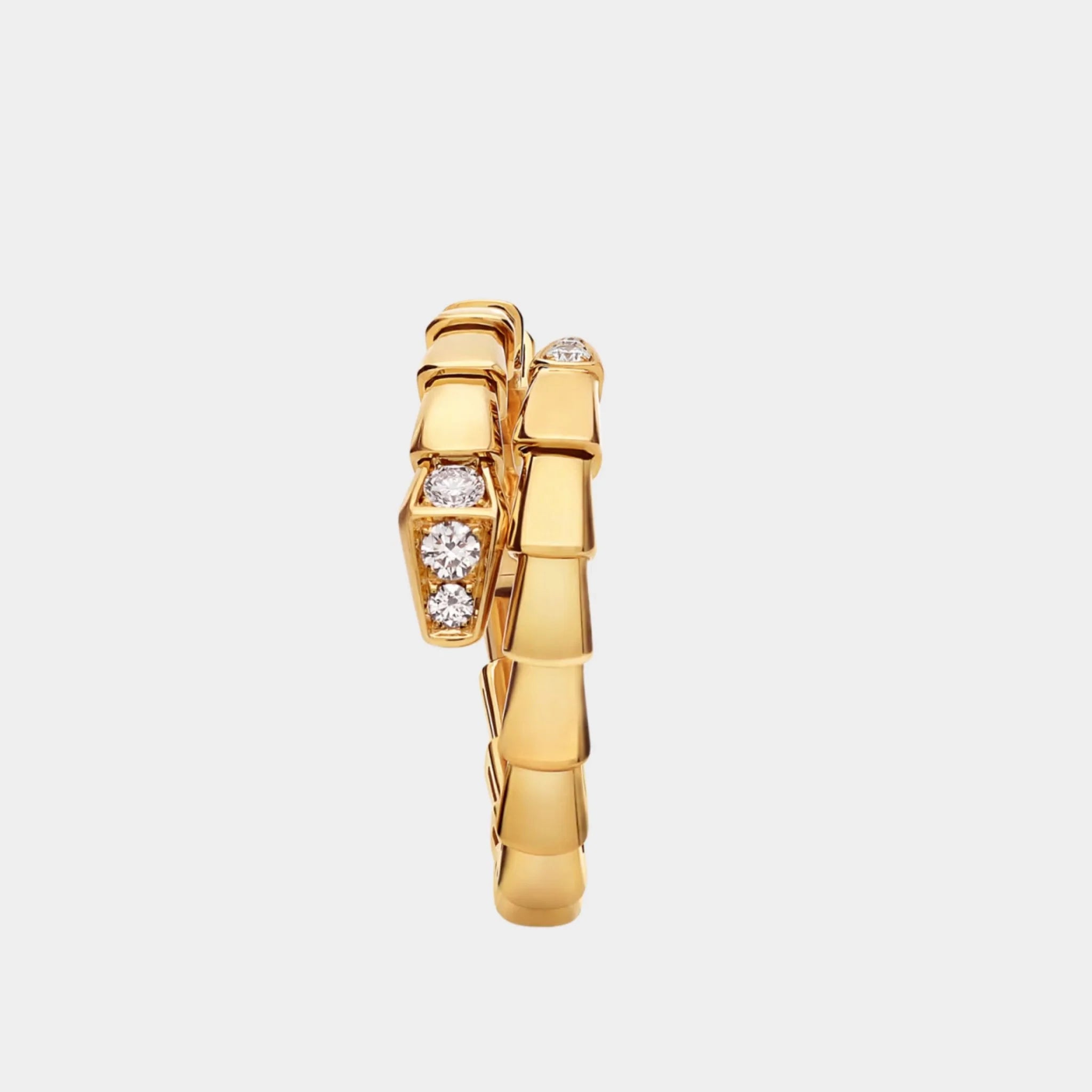 Serpenti Viper Ring 1 Loop with Diamonds