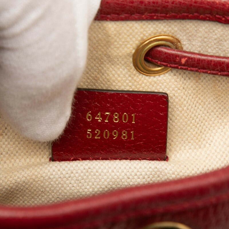 Gucci Doraemon Mini GG Supreme PVC Bucket Bag