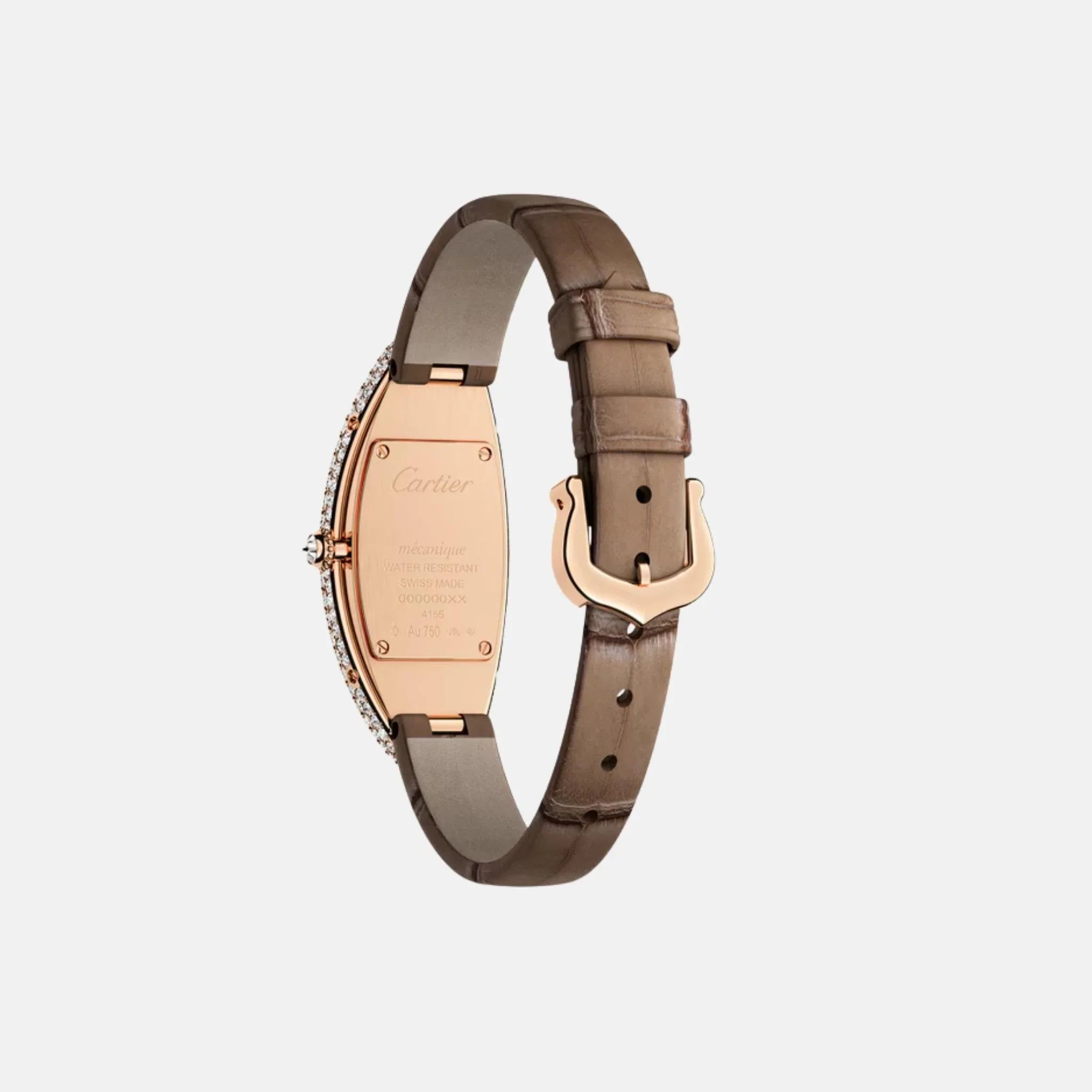 Baignoire Allongée Medium 18K Rose Gold Diamond Set WJBA0006