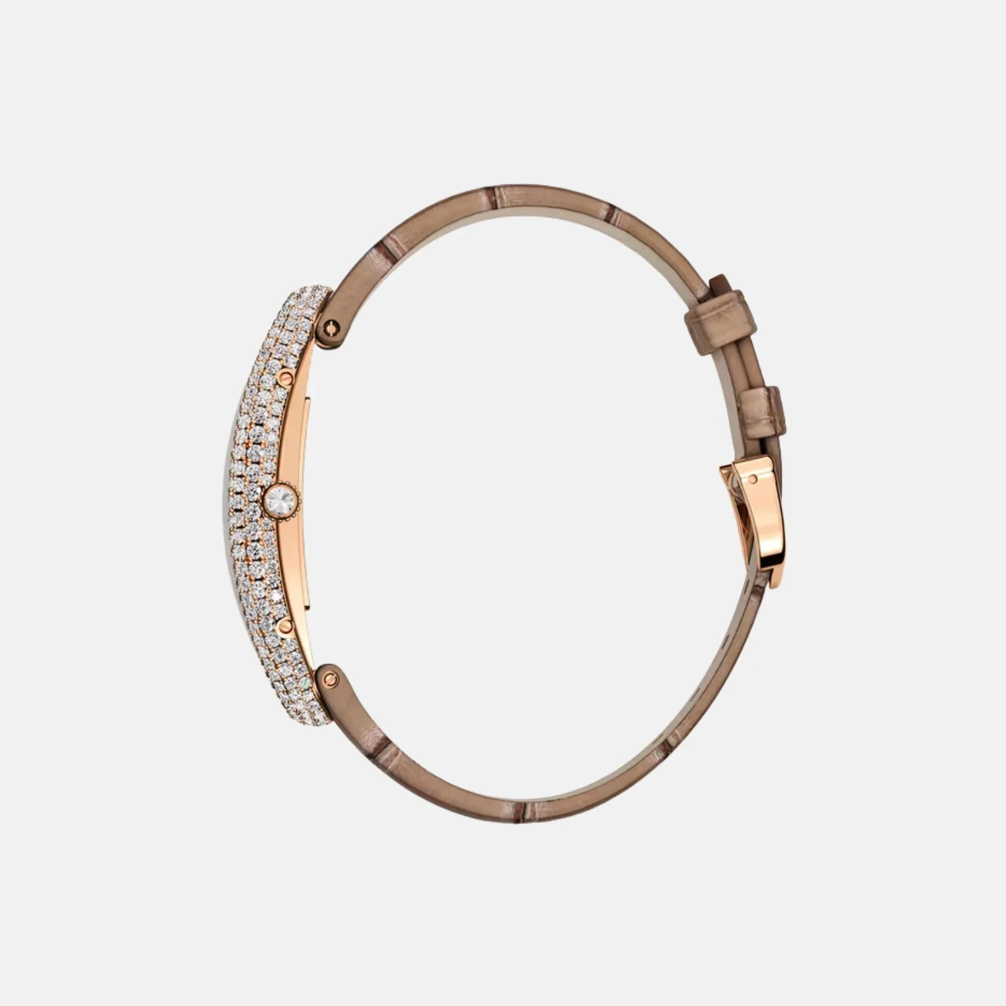 Baignoire Allongée Medium 18K Rose Gold Diamond Set WJBA0006