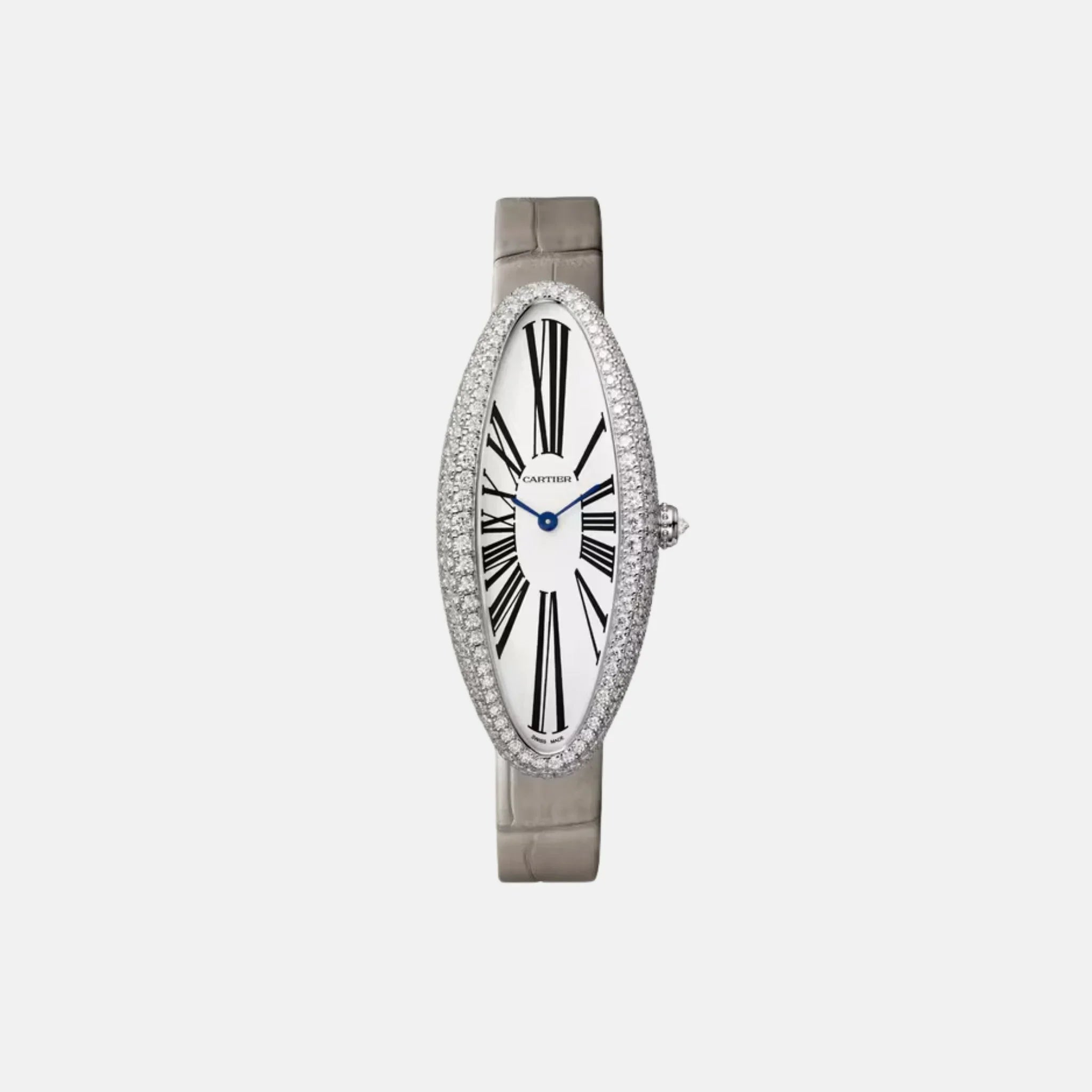 Baignoire Allongée Medium 18K White Gold Diamond Set WJBA0007