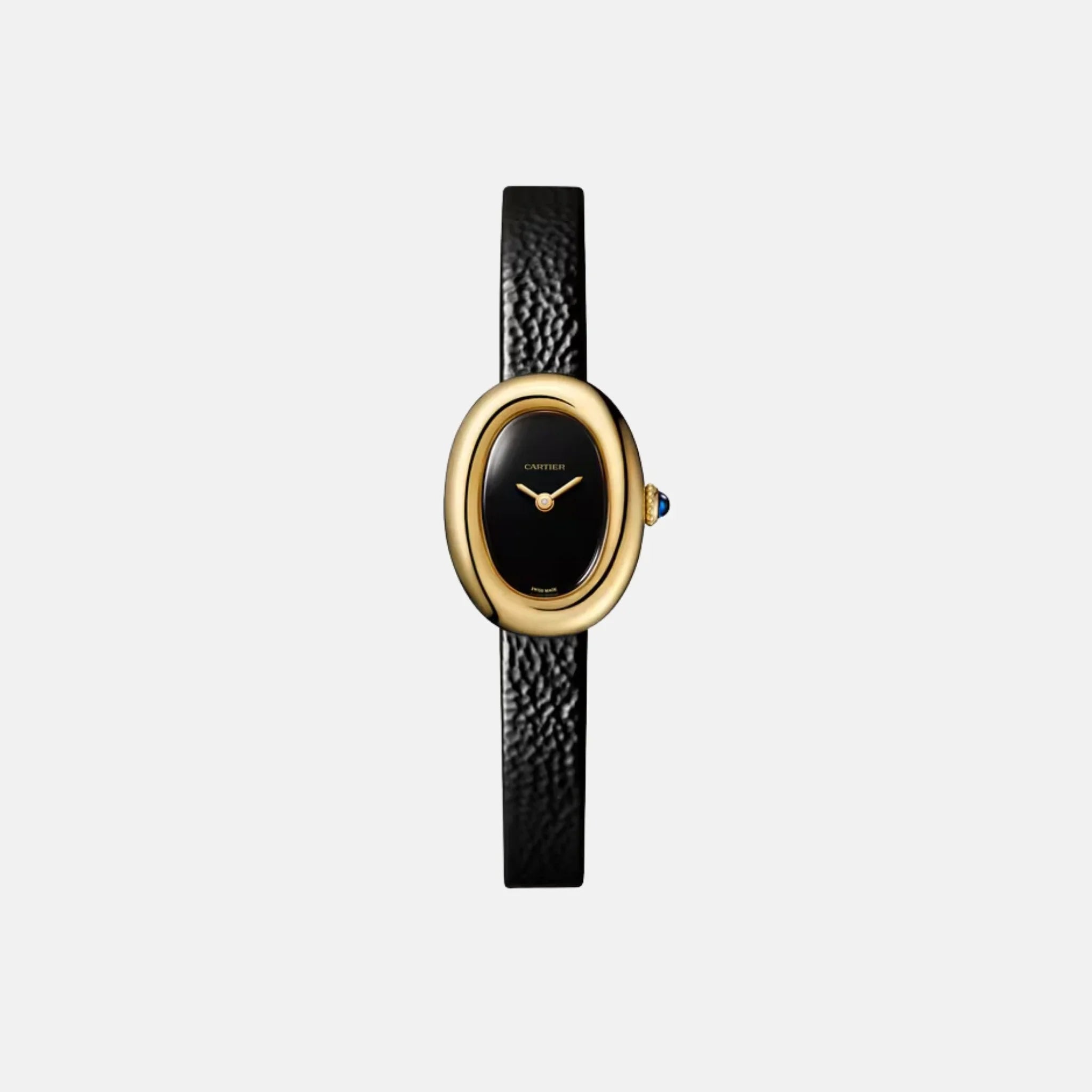 Baignoire Mini 18K Yellow Gold Black Dial WGBA0040
