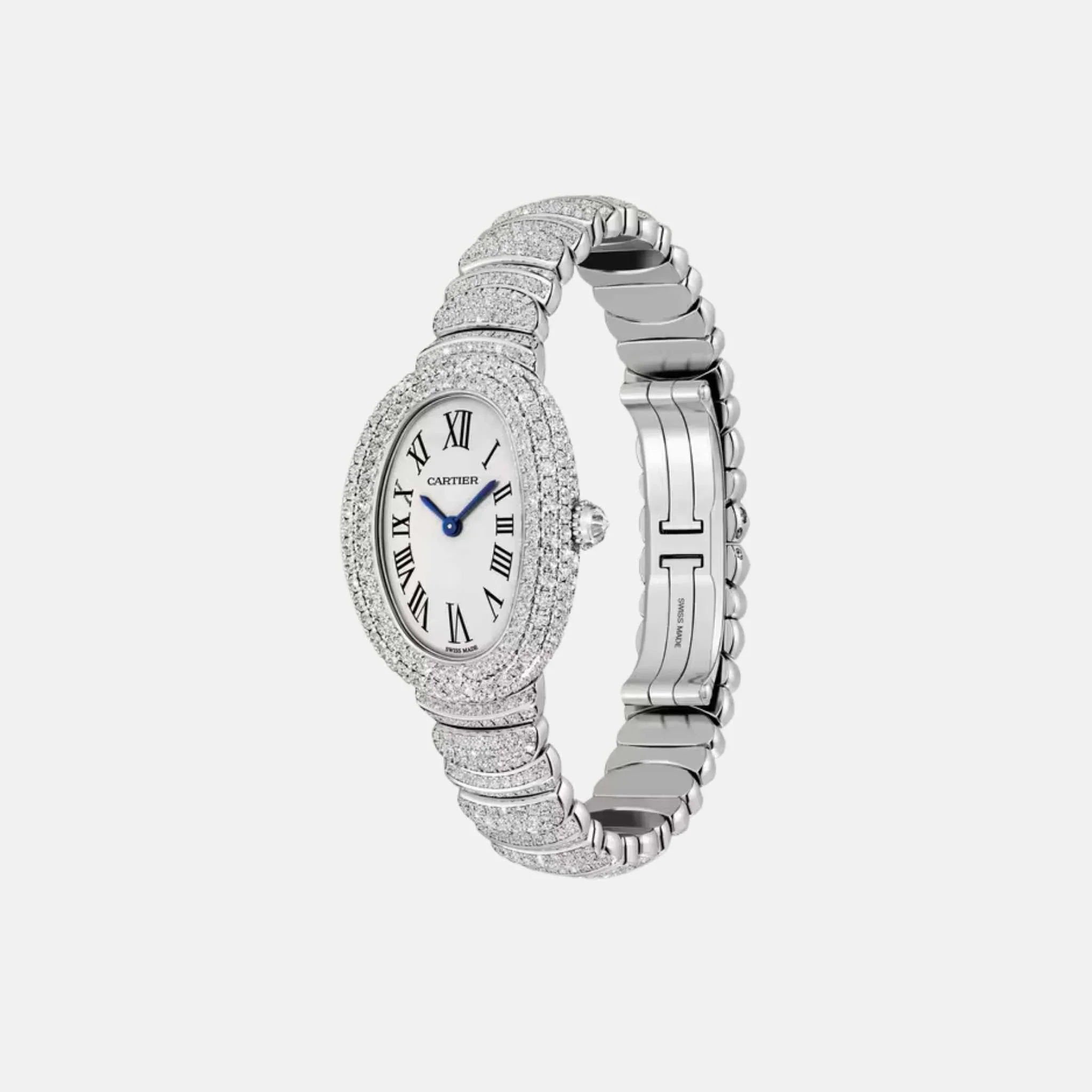 Baignoire Small 18K White Gold Full Diamond Set WJBA0052