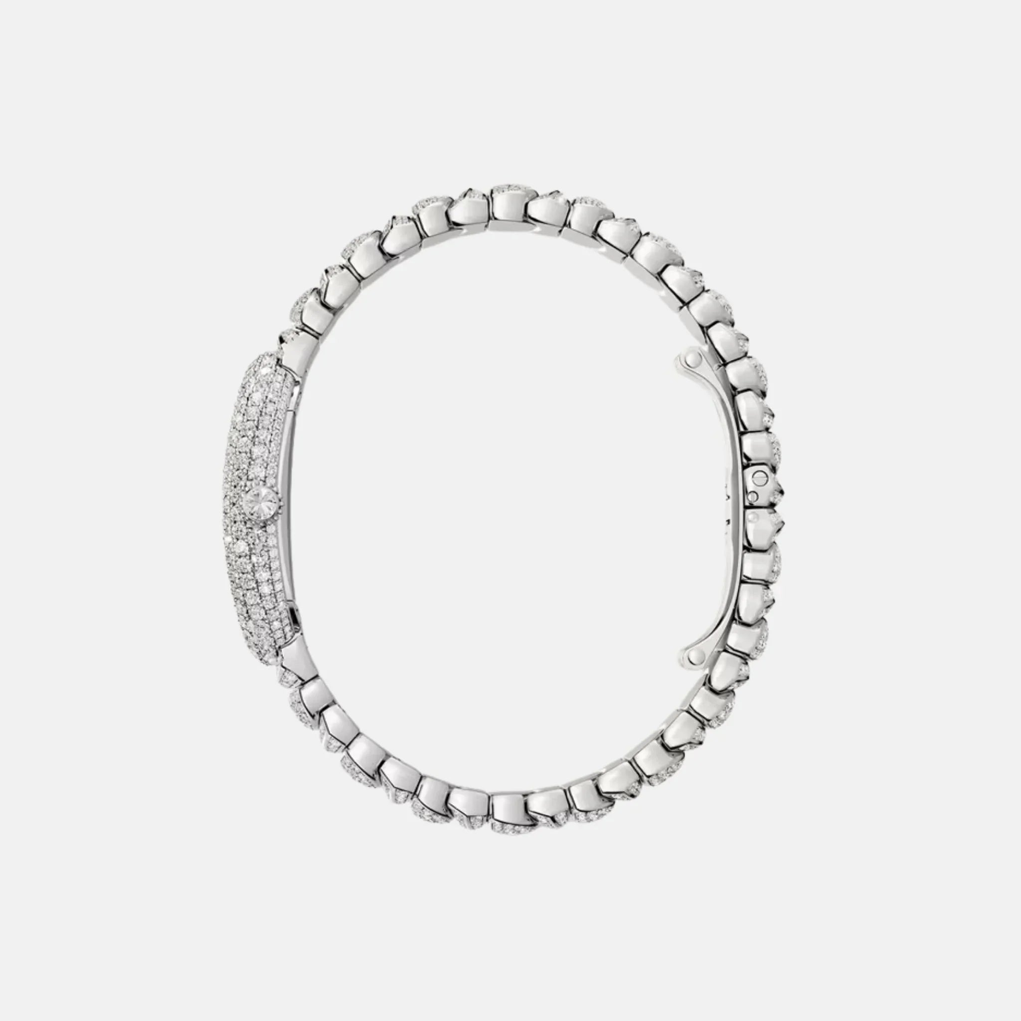 Baignoire Small 18K White Gold Full Diamond Set WJBA0052