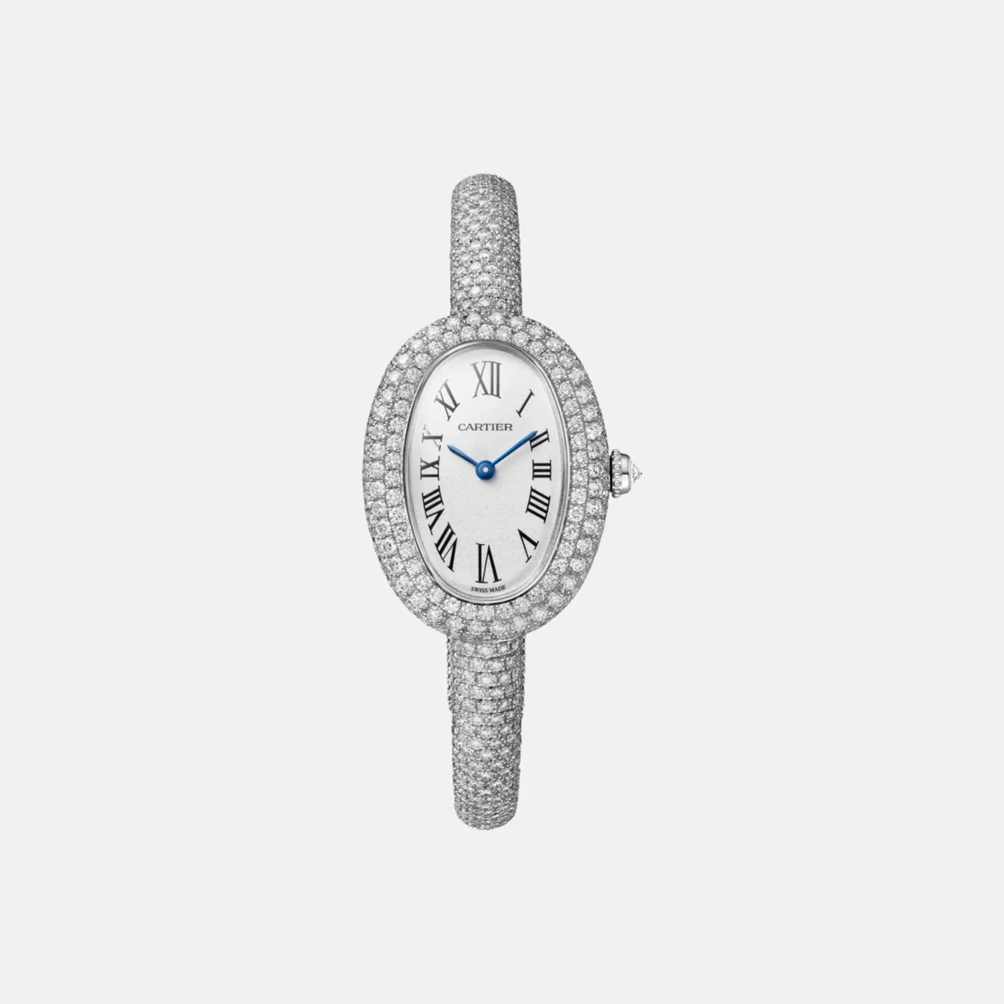 Baignoire Small 18K White Gold Size 15 Full Diamond Set HPI01823