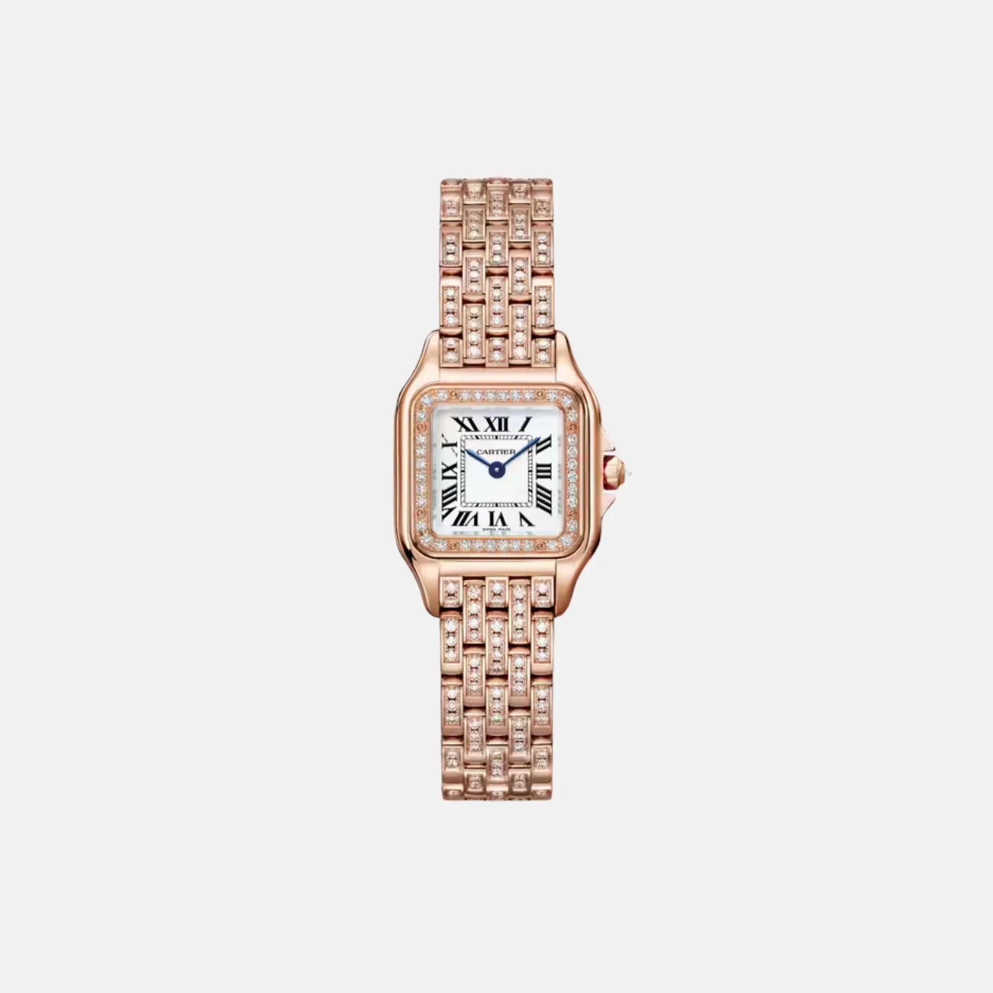 Panthere Small Model in 18K Rose Gold Diamond Set WJPN0061