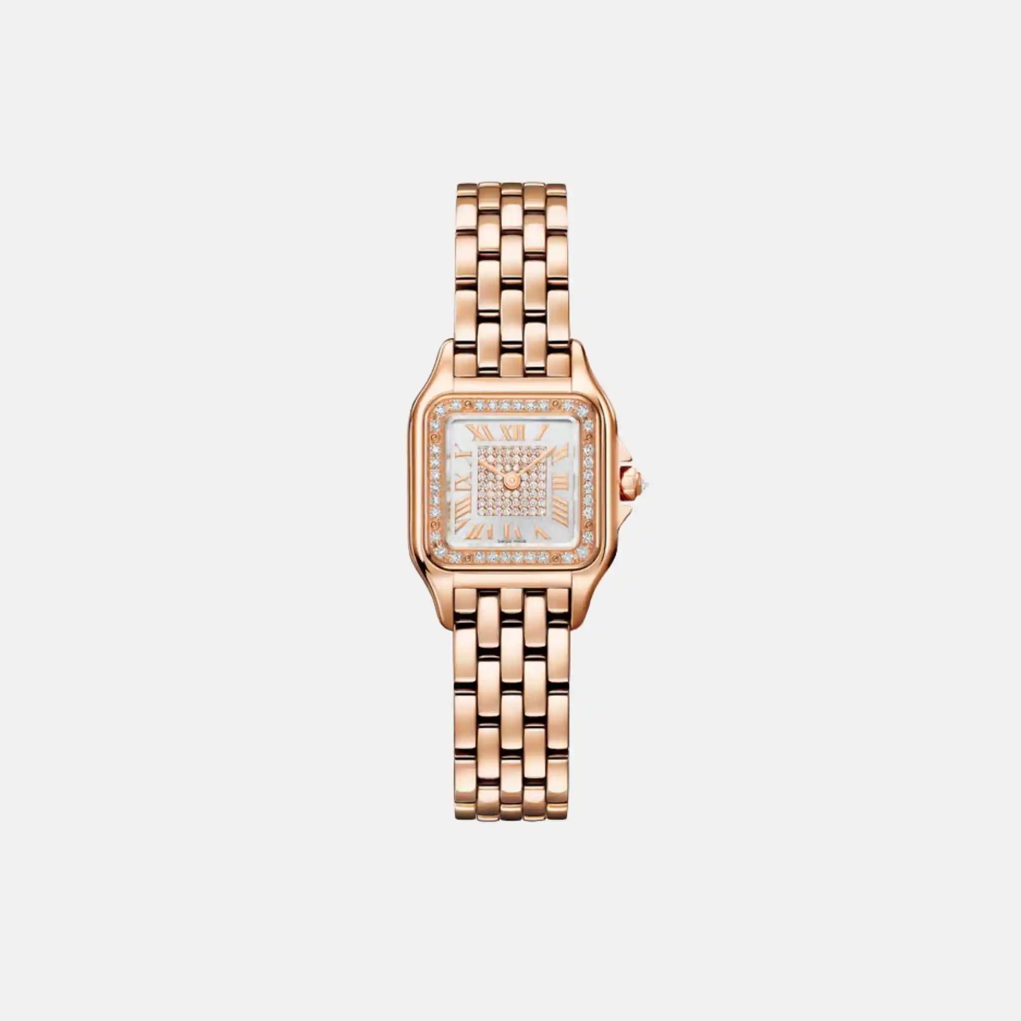 Panthere Small Model Rose Gold Diamond Set WJPN0077