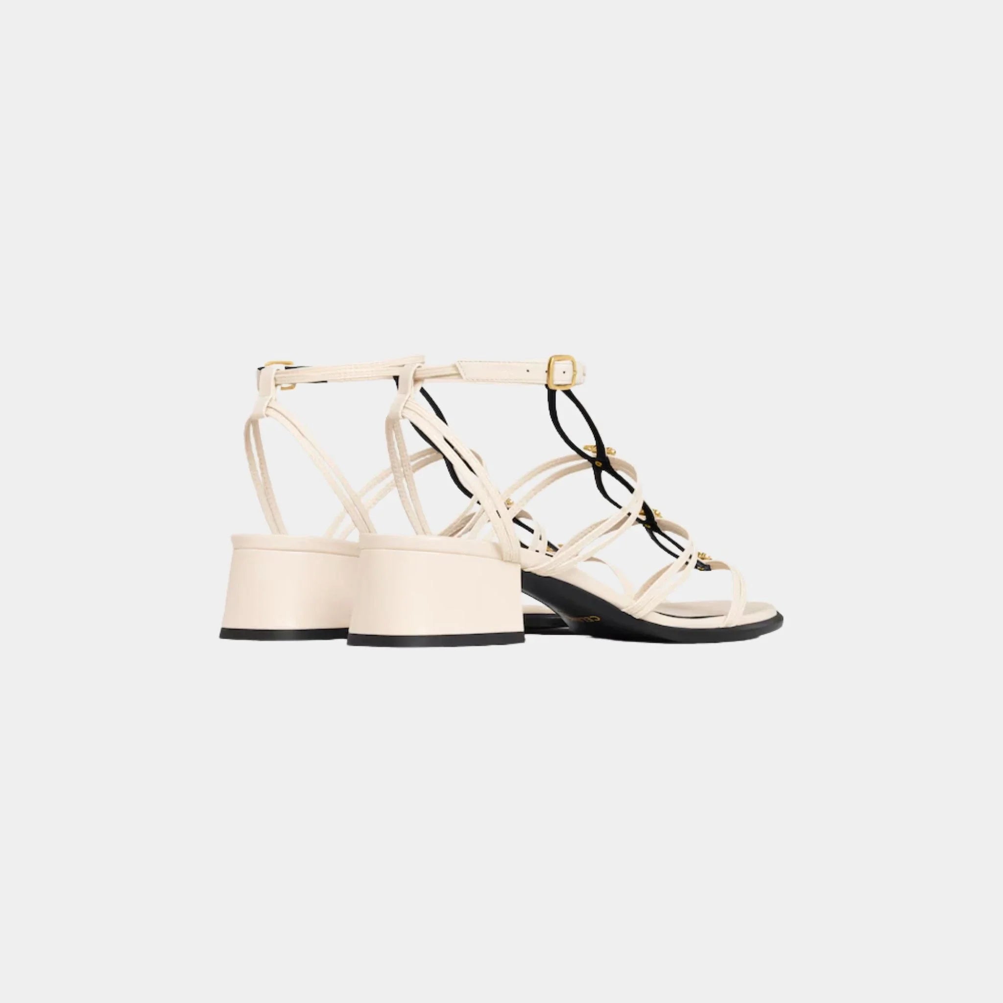Celine Clemence Multi Triomphe Sandal in Lambskin