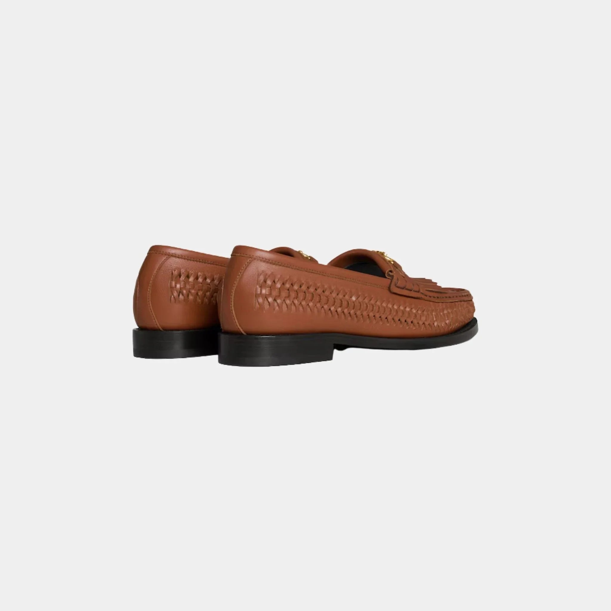 Celine Luco Braided Loafer in Calfskin