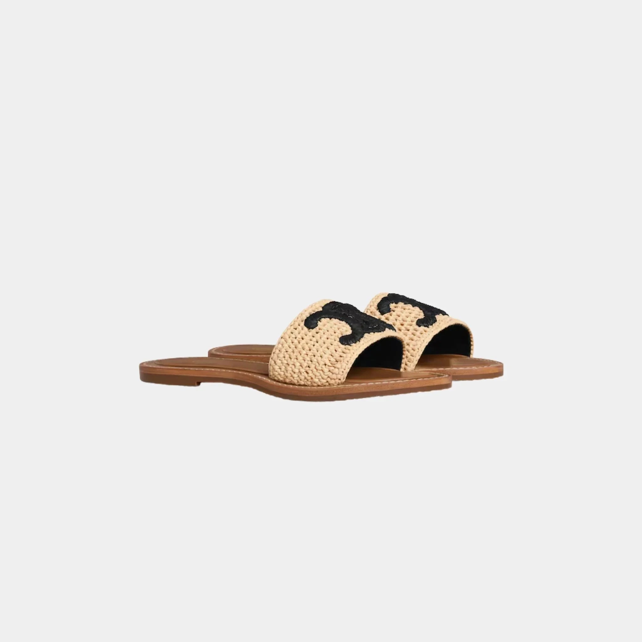 Celine Lympia Mule in Raffia