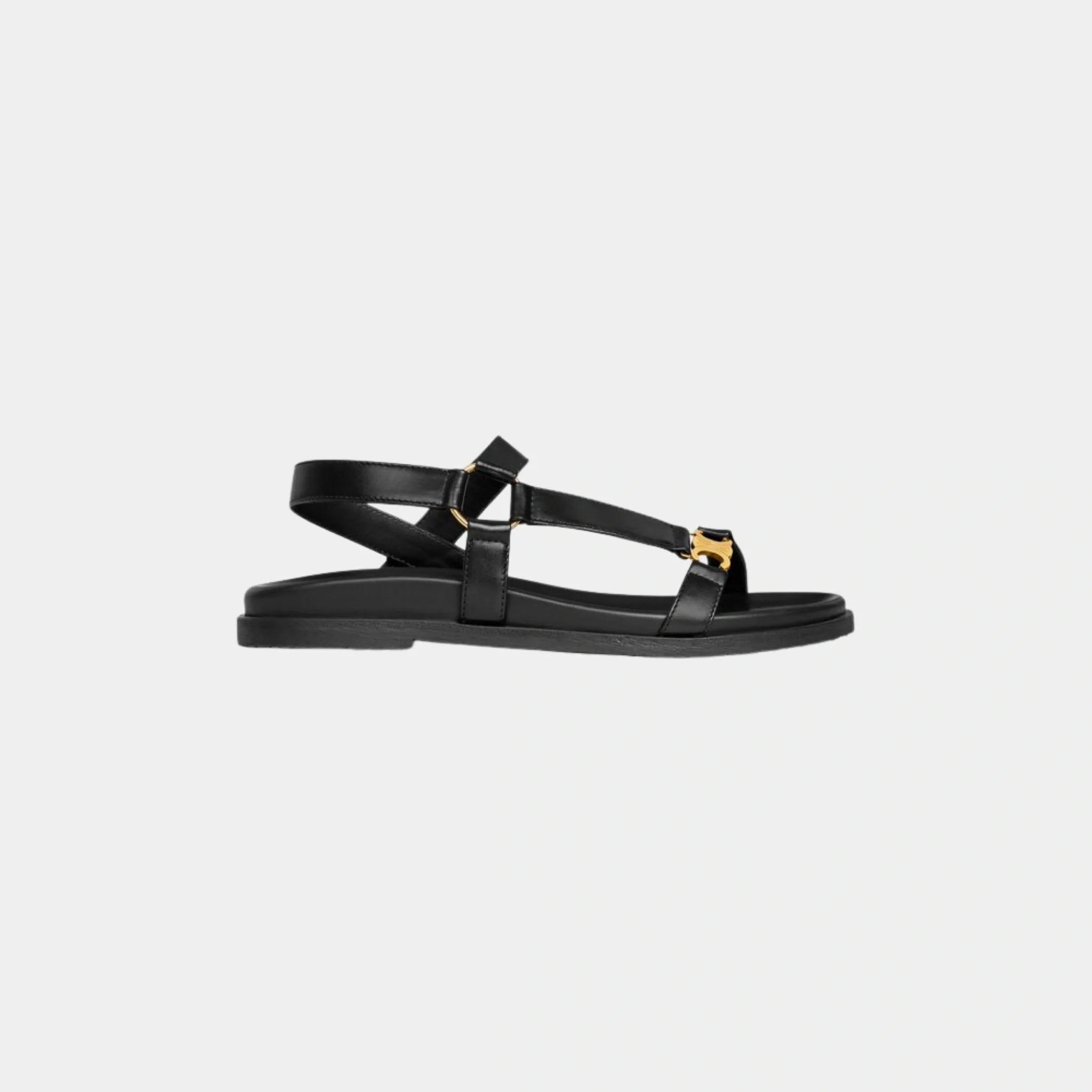 Celine Maud Sandal With Triomphe in Calfskin