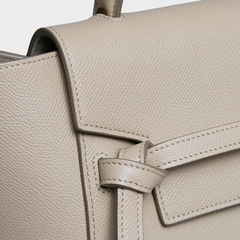 Micro Belt Bag In Grained Calfskin Handbag
