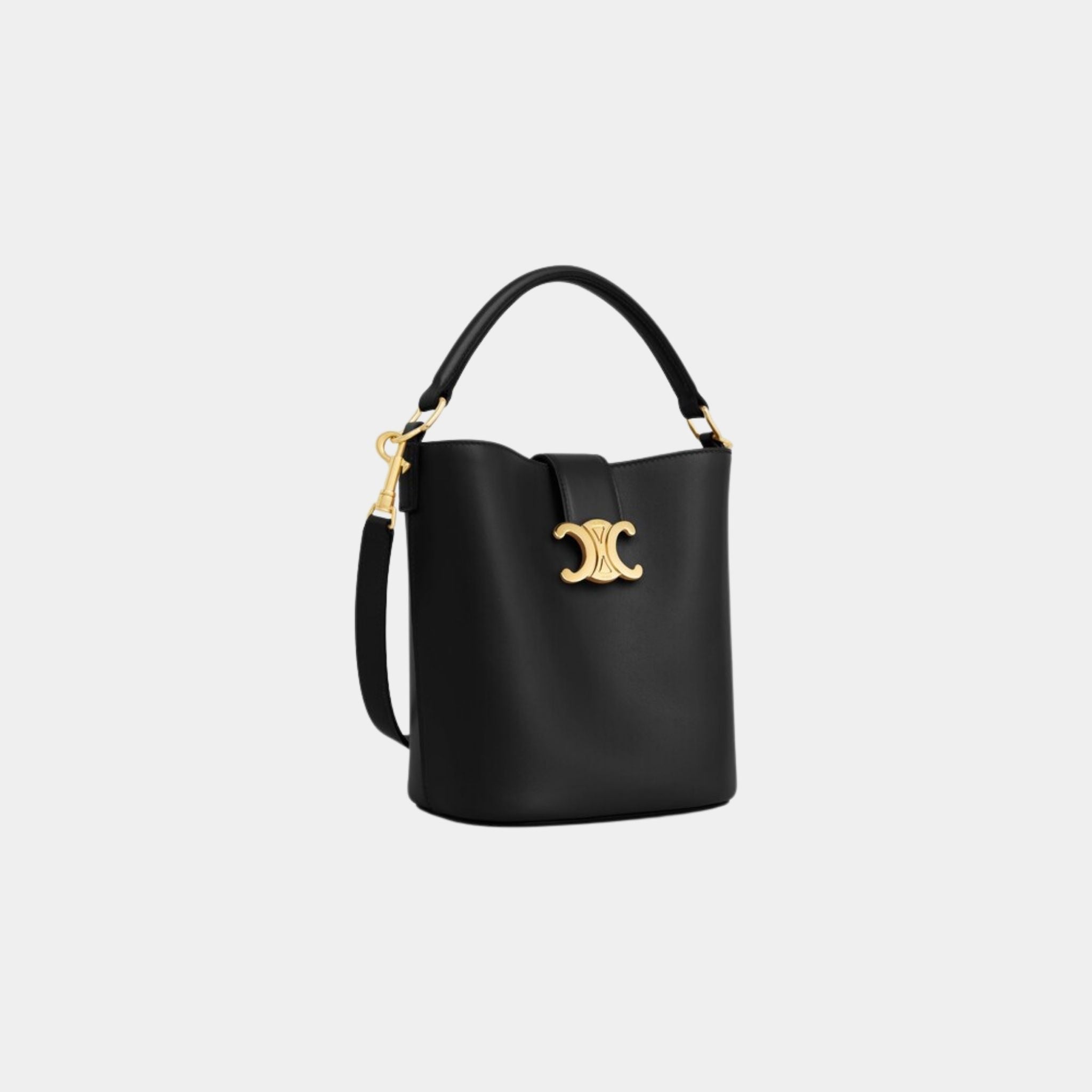 Small Bucket Louise in Smooth Calfskin