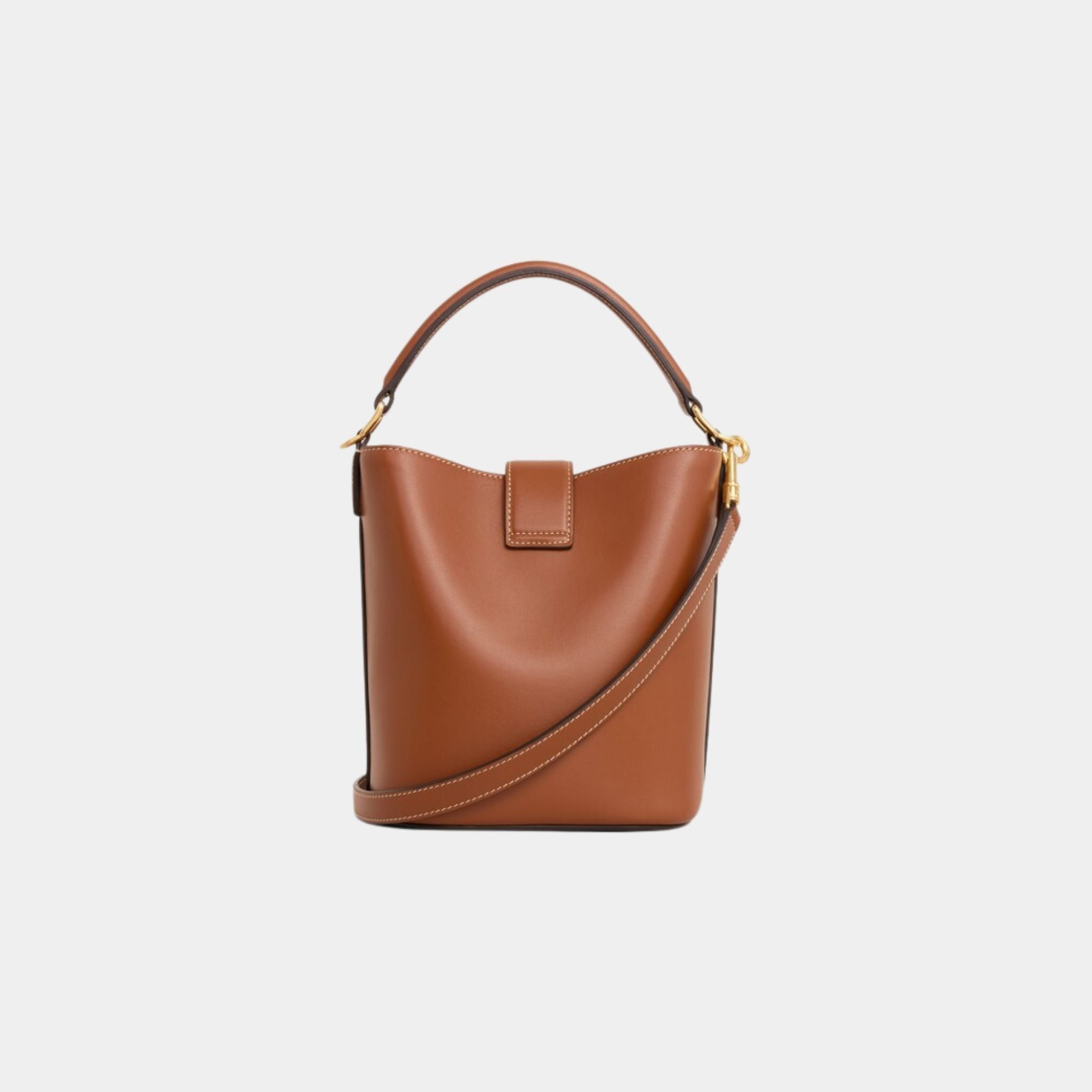 Small Bucket Louise in Smooth Calfskin