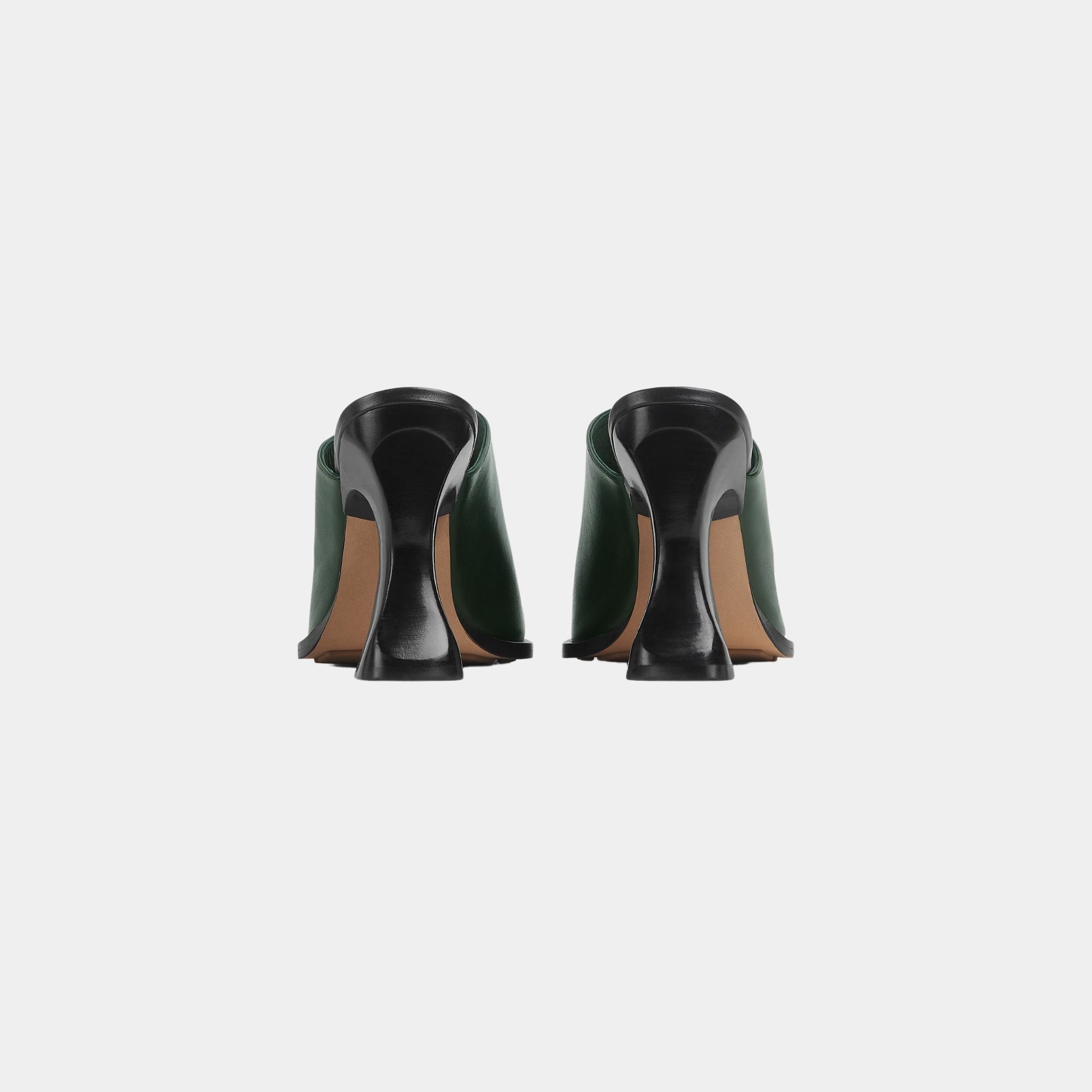 Cha-Cha Calfskin Mule Pump with Sculptural Heel