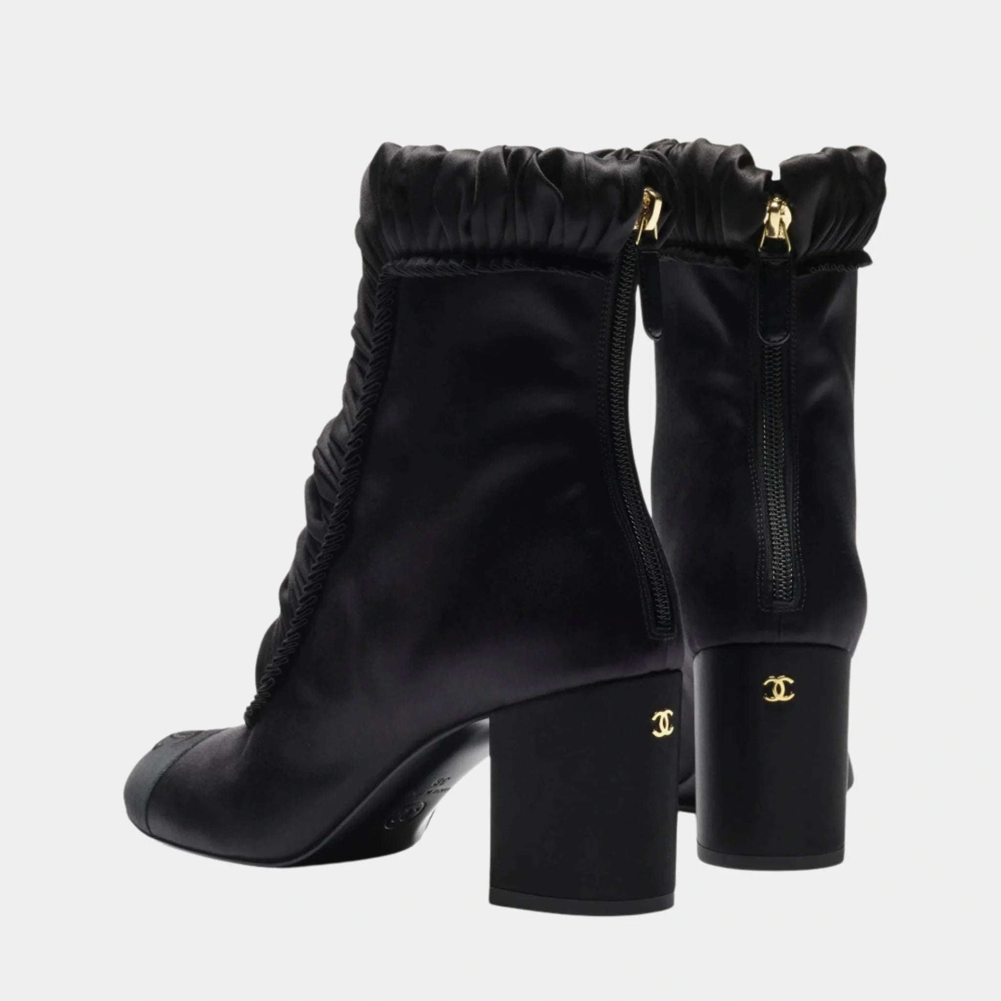 Ankle boots Silk Satin & Grosgrain