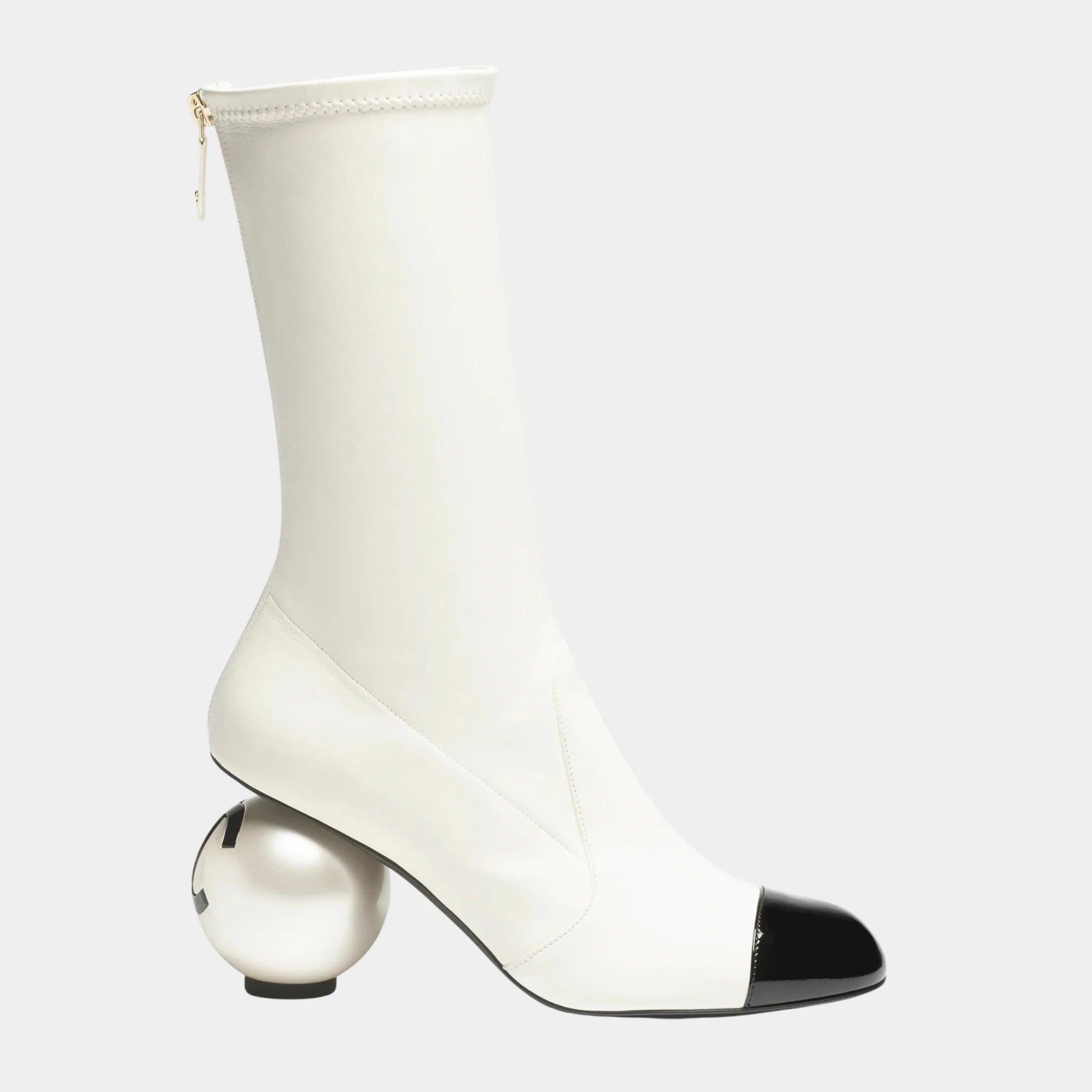 Boots Stretch Lambskin & Patent Calfskin