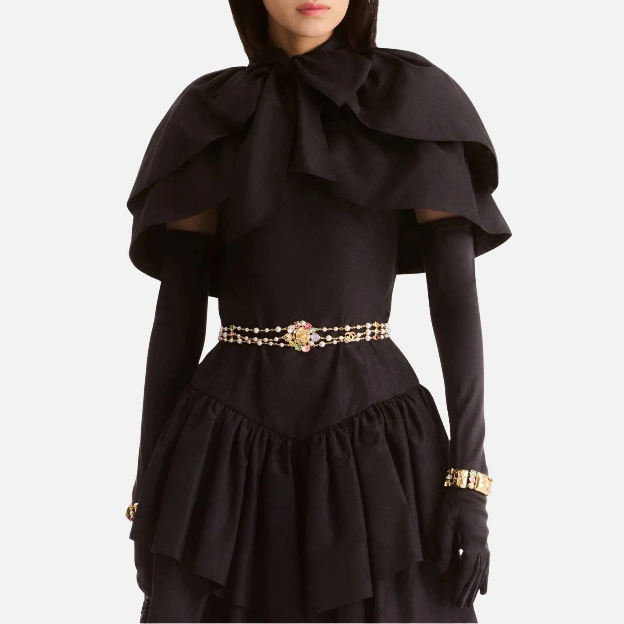 Chanel Cape in Silk Taffeta