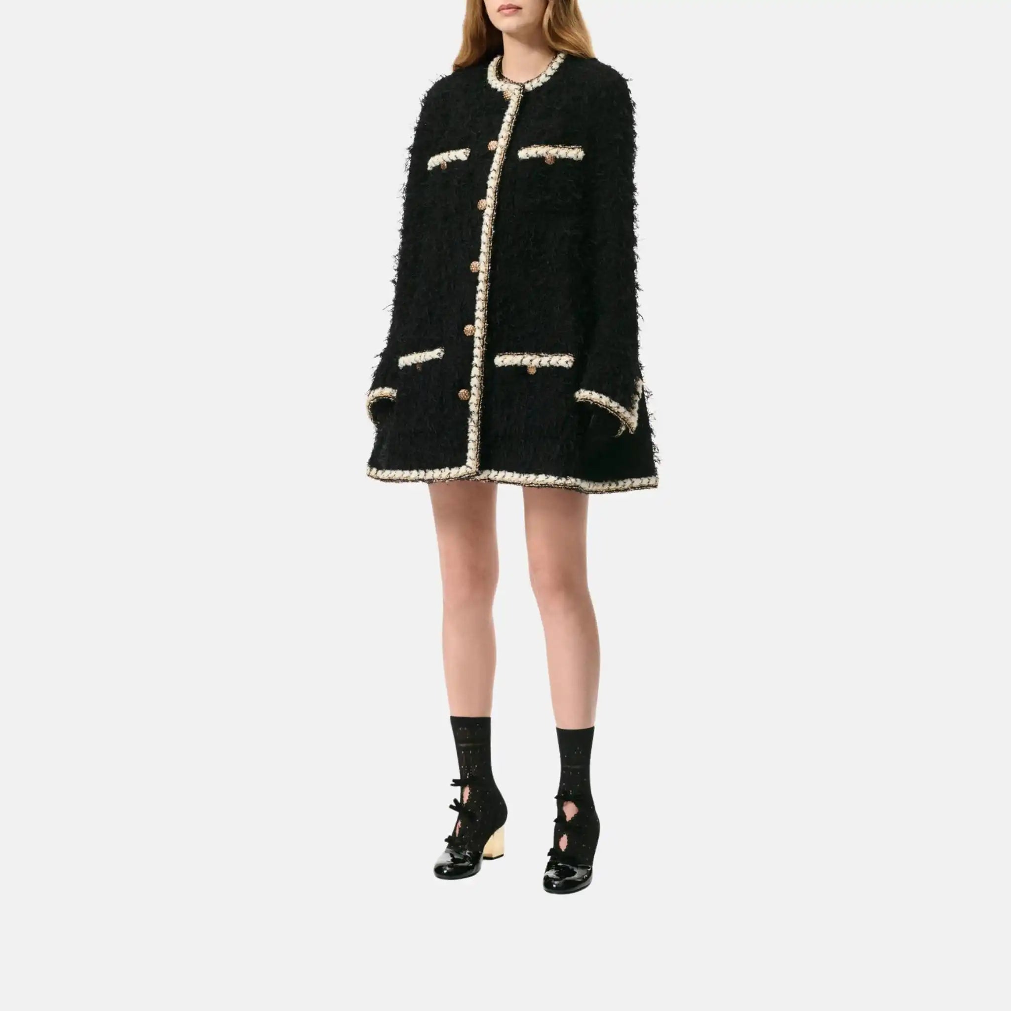 Chanel Cape Wool Tweed