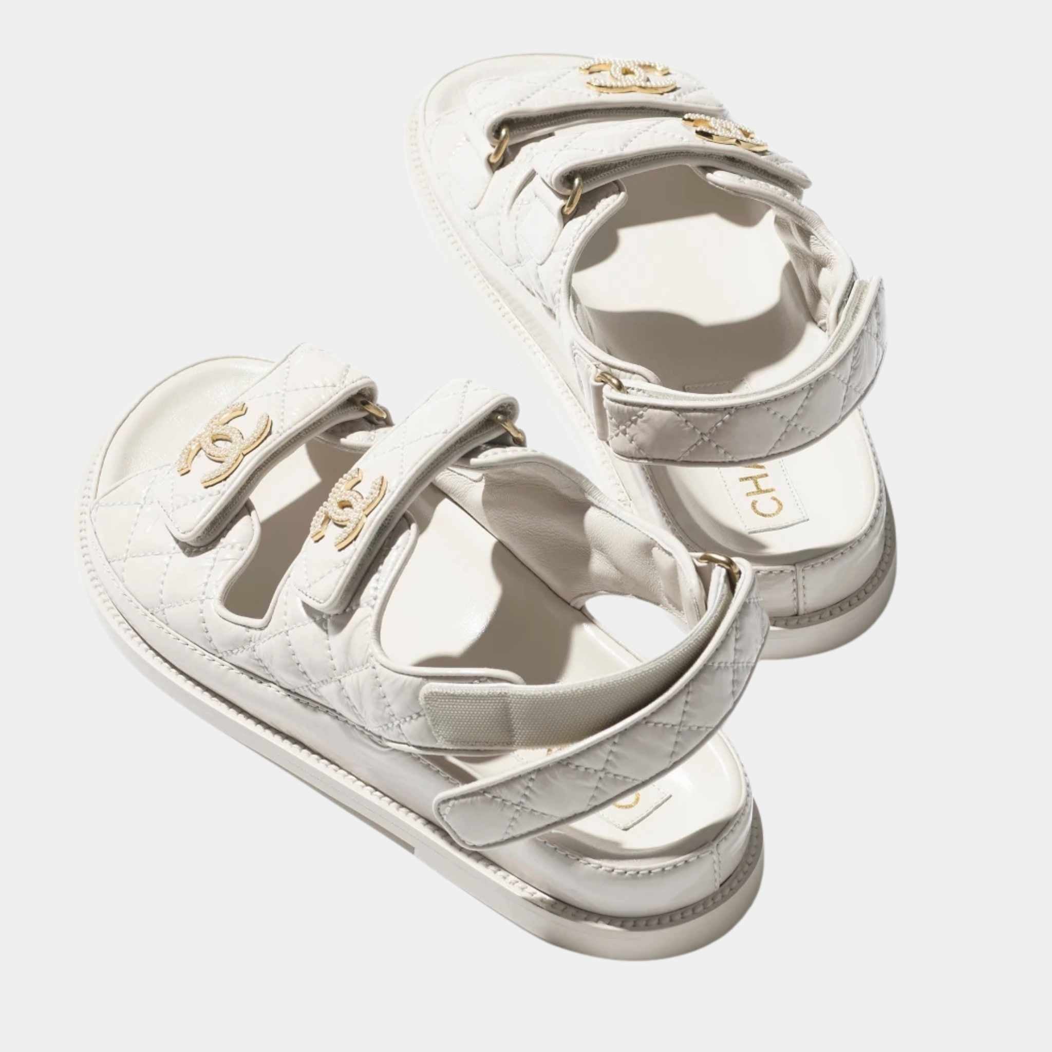 Dad Shoes in Shiny Lambskin