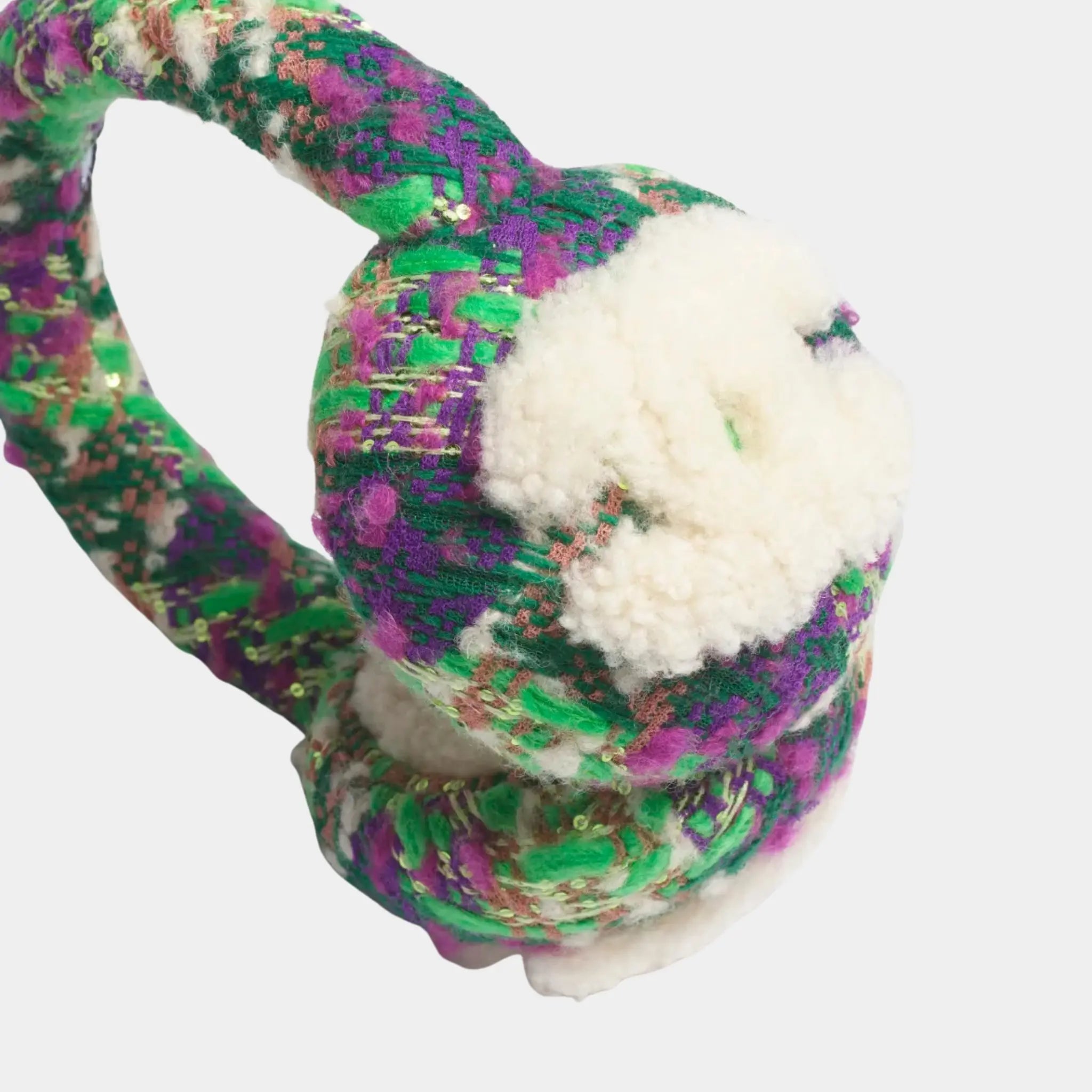 Earmuffs in Tweed & Woolly Lamb