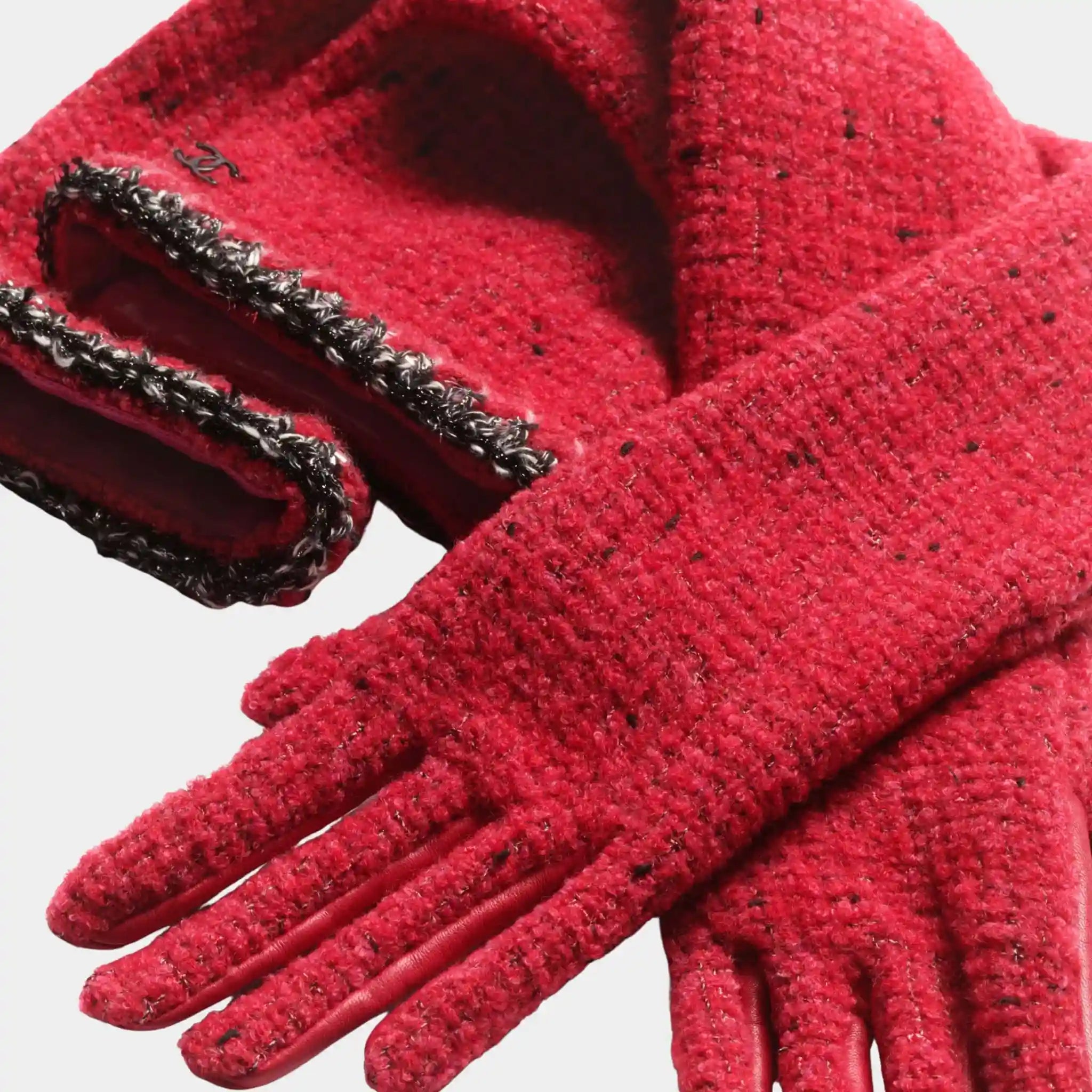 Gloves Tweed & Lambskin