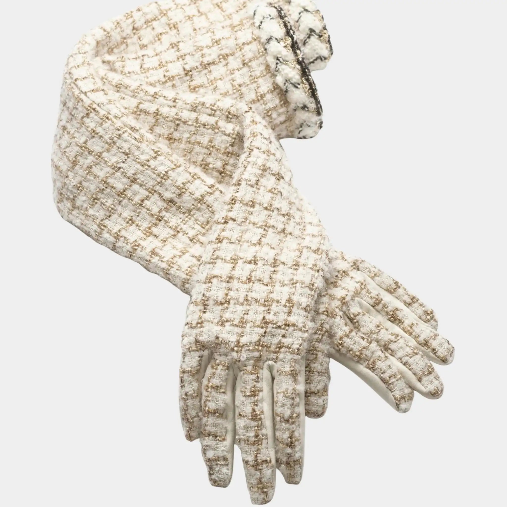 Gloves Tweed & Lambskin