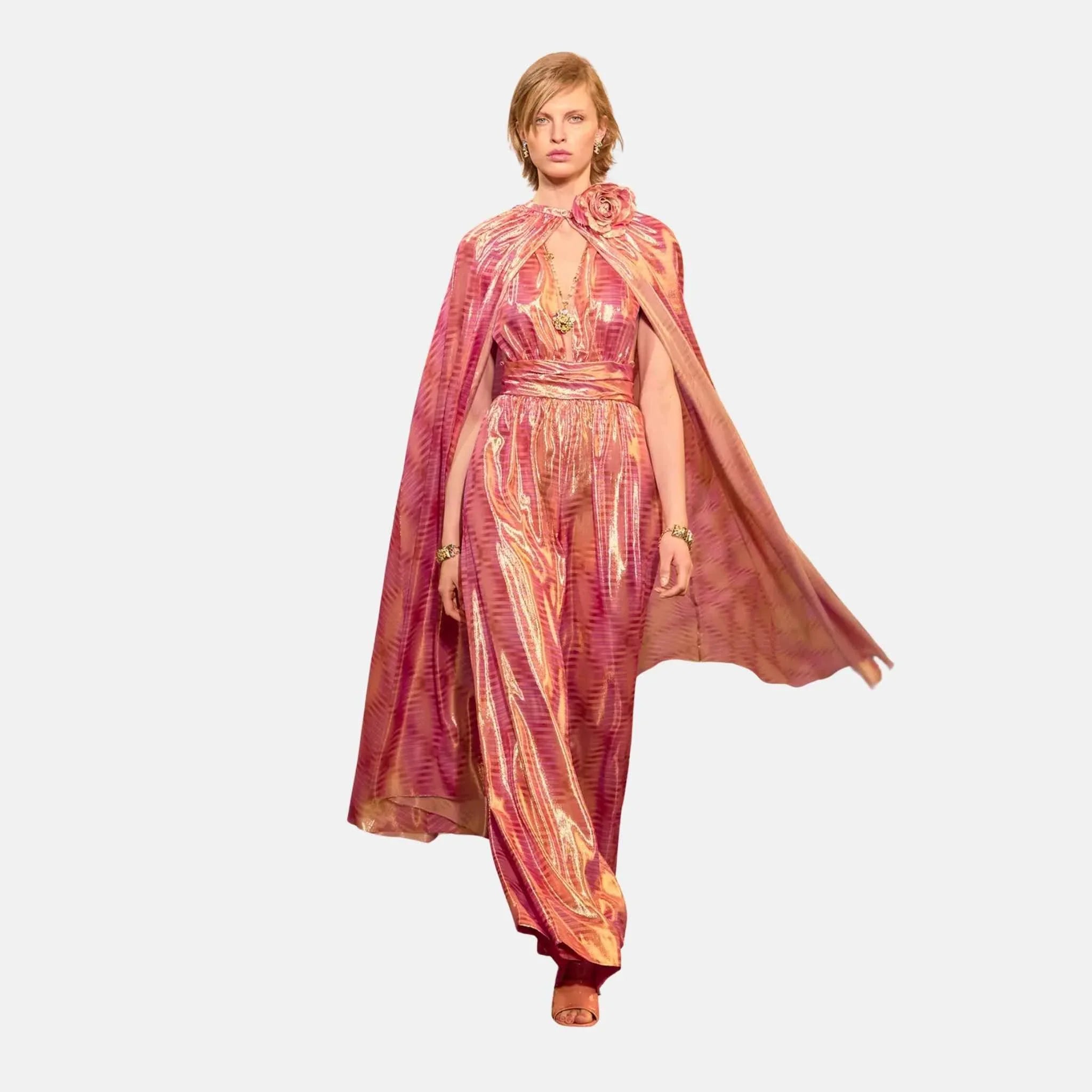 Chanel Jumpsuit in Silk and Mixed Fibres