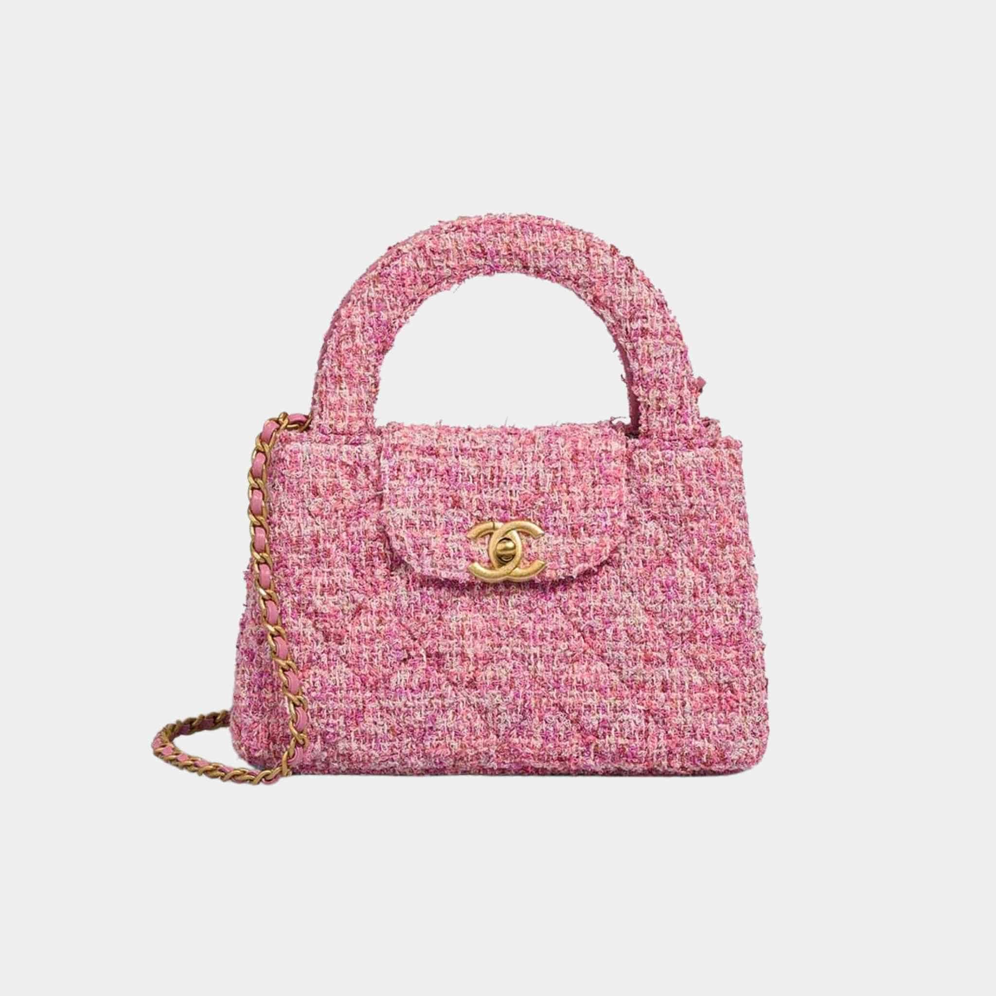 Kelly Medium Tweed Pink