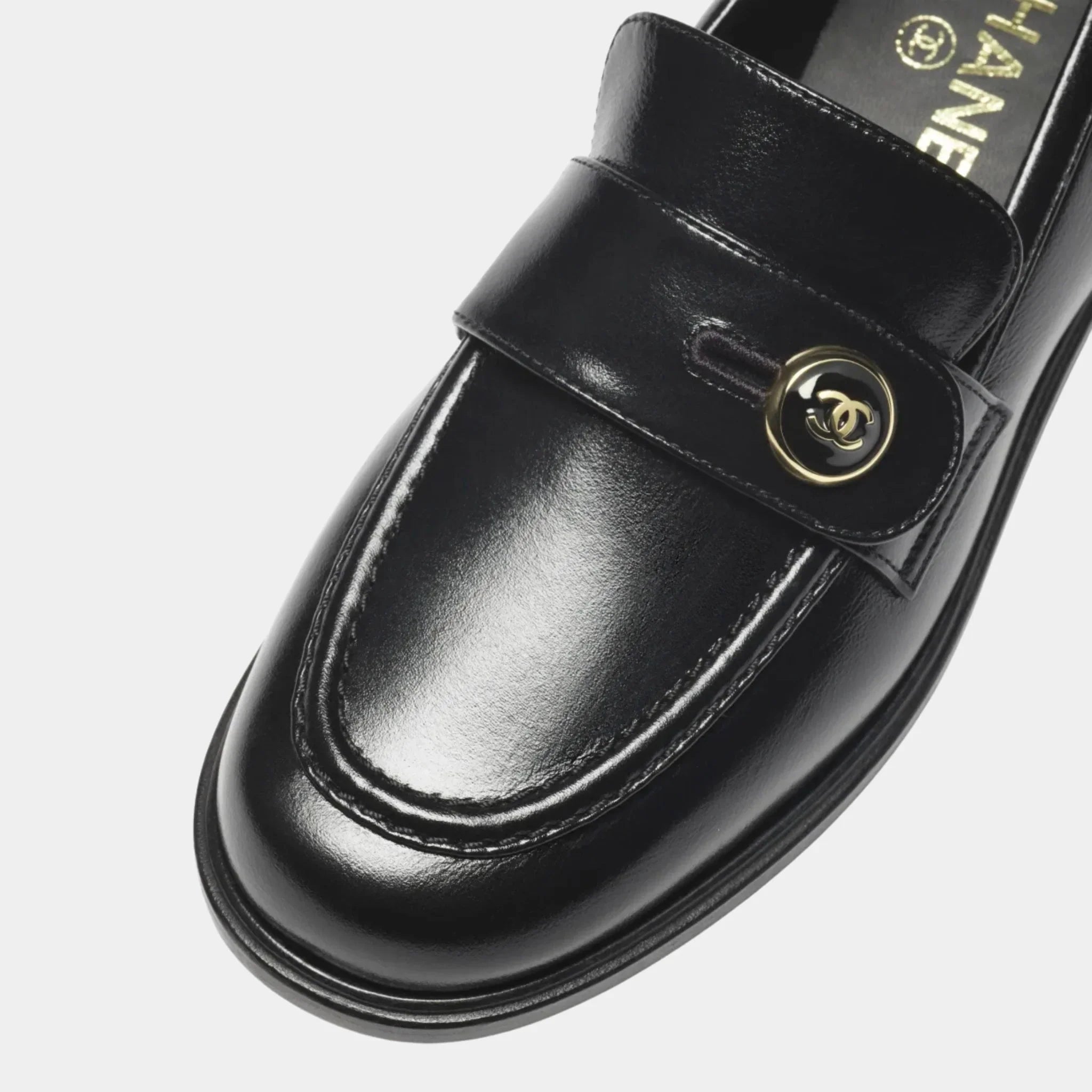 Loafers in Shiny Calfskin
