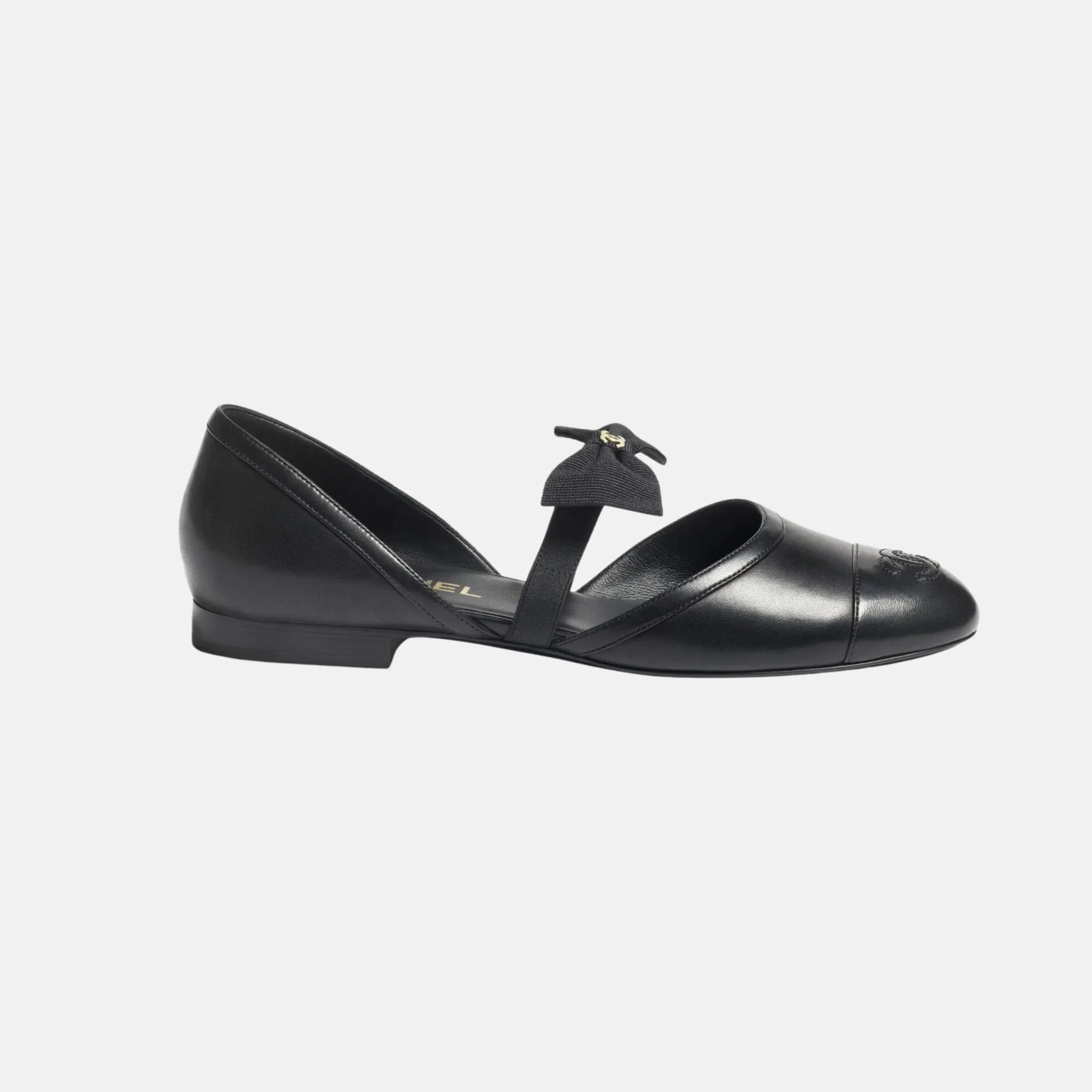 Chanel Mary Janes in Black, Side