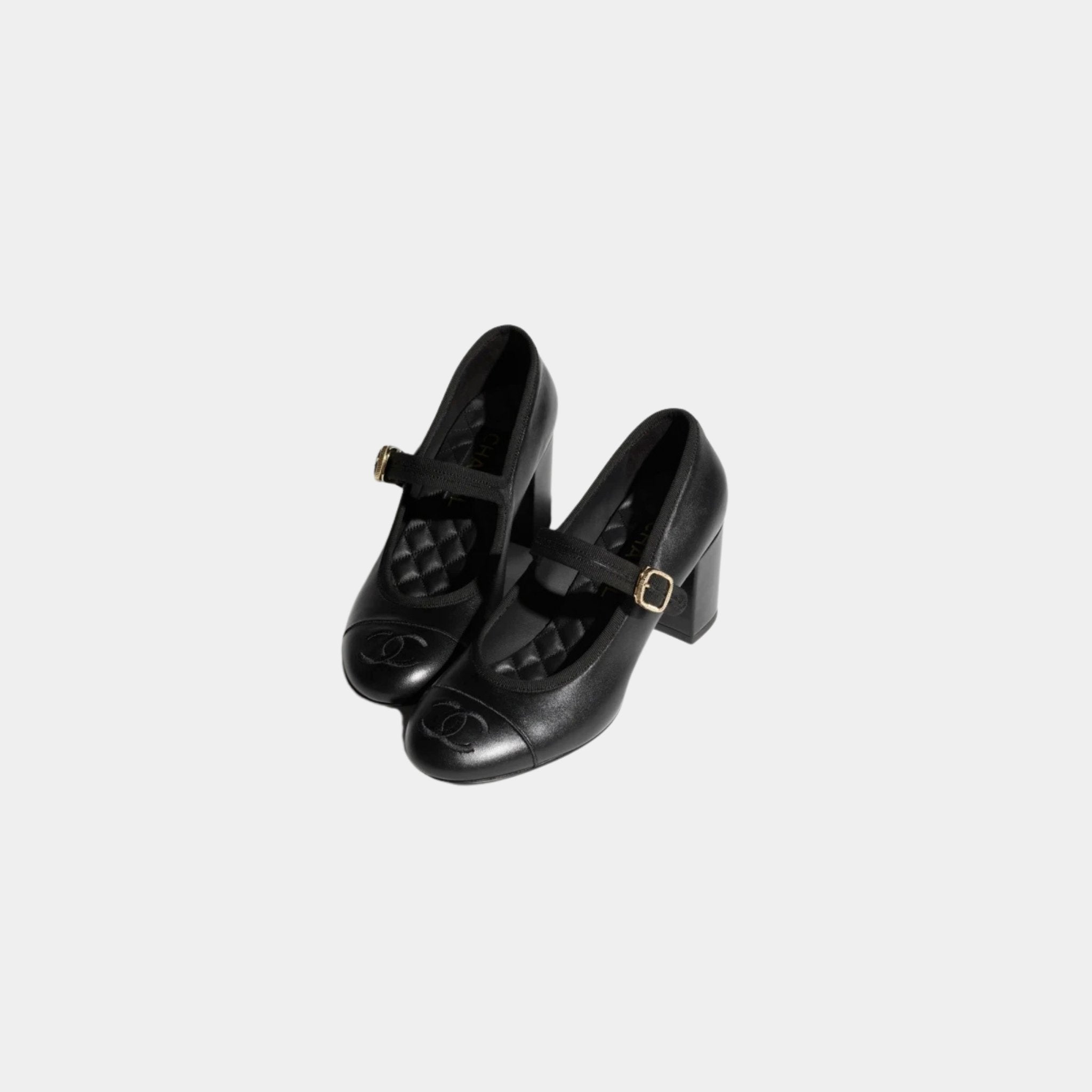 Mary Janes Lambskin Black