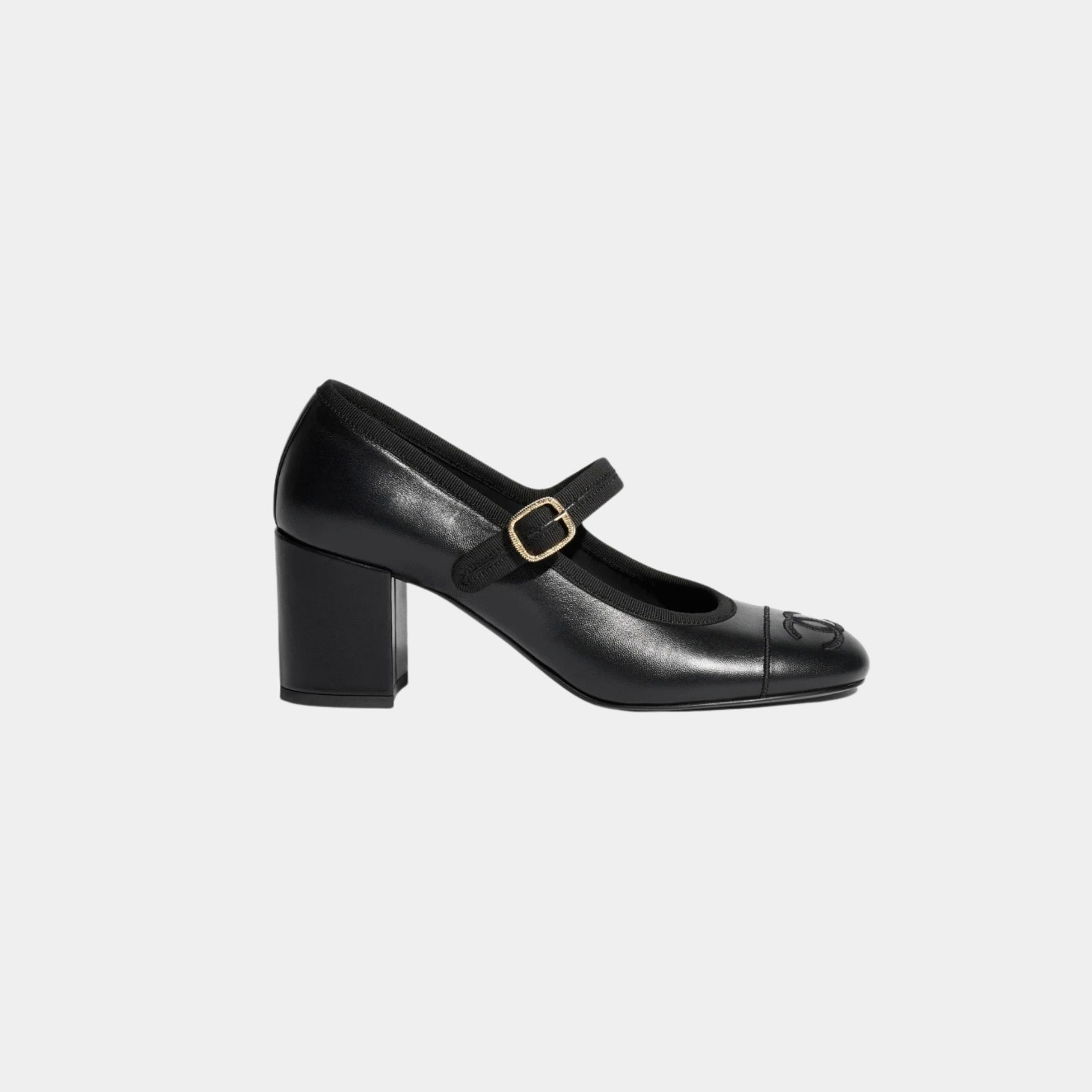 Mary Janes Lambskin Black