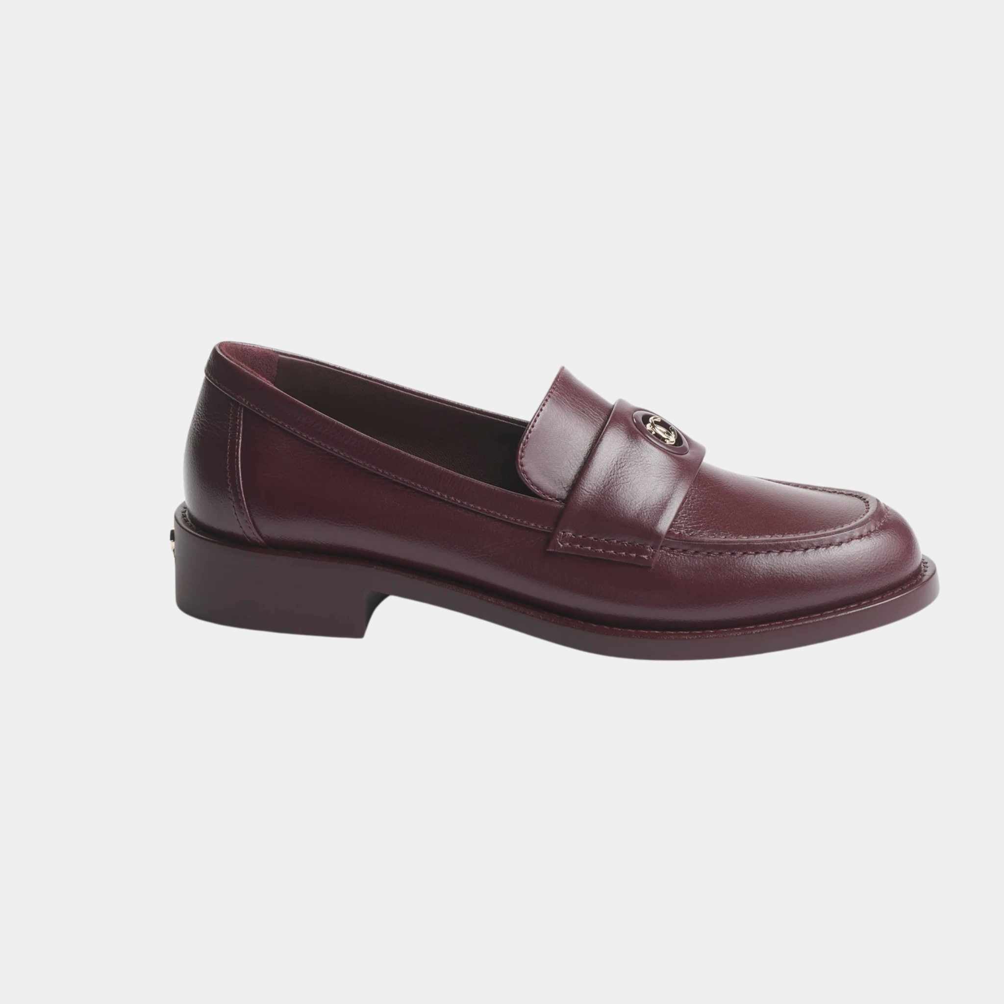 Moccasins Calfskin Burgundy