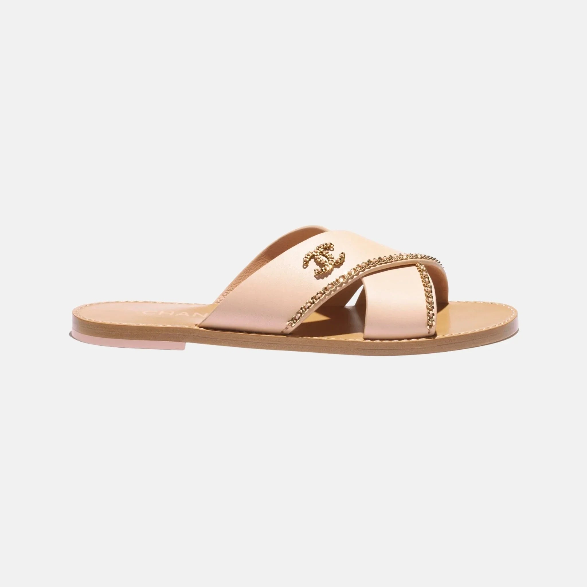 Chanel Mules in Calfskin, SIde