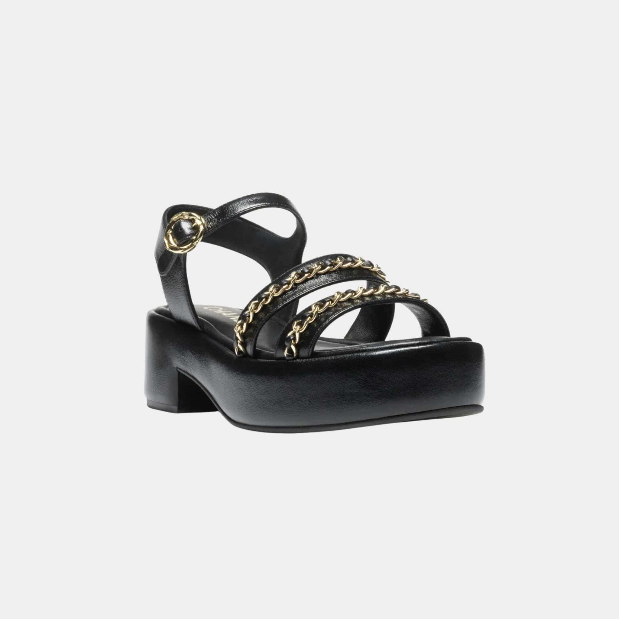 Platform Sandals in Calfskin