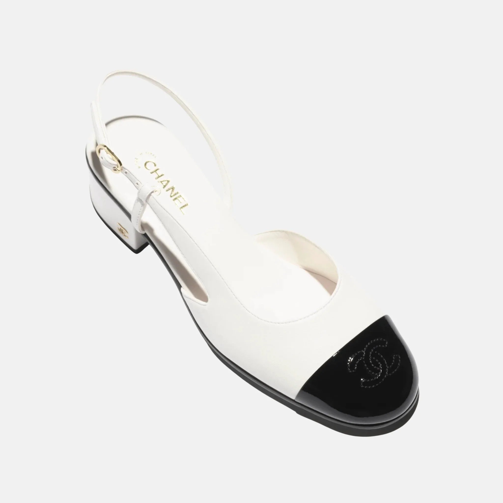 Slingbacks in Lambskin and Patent Calfskin