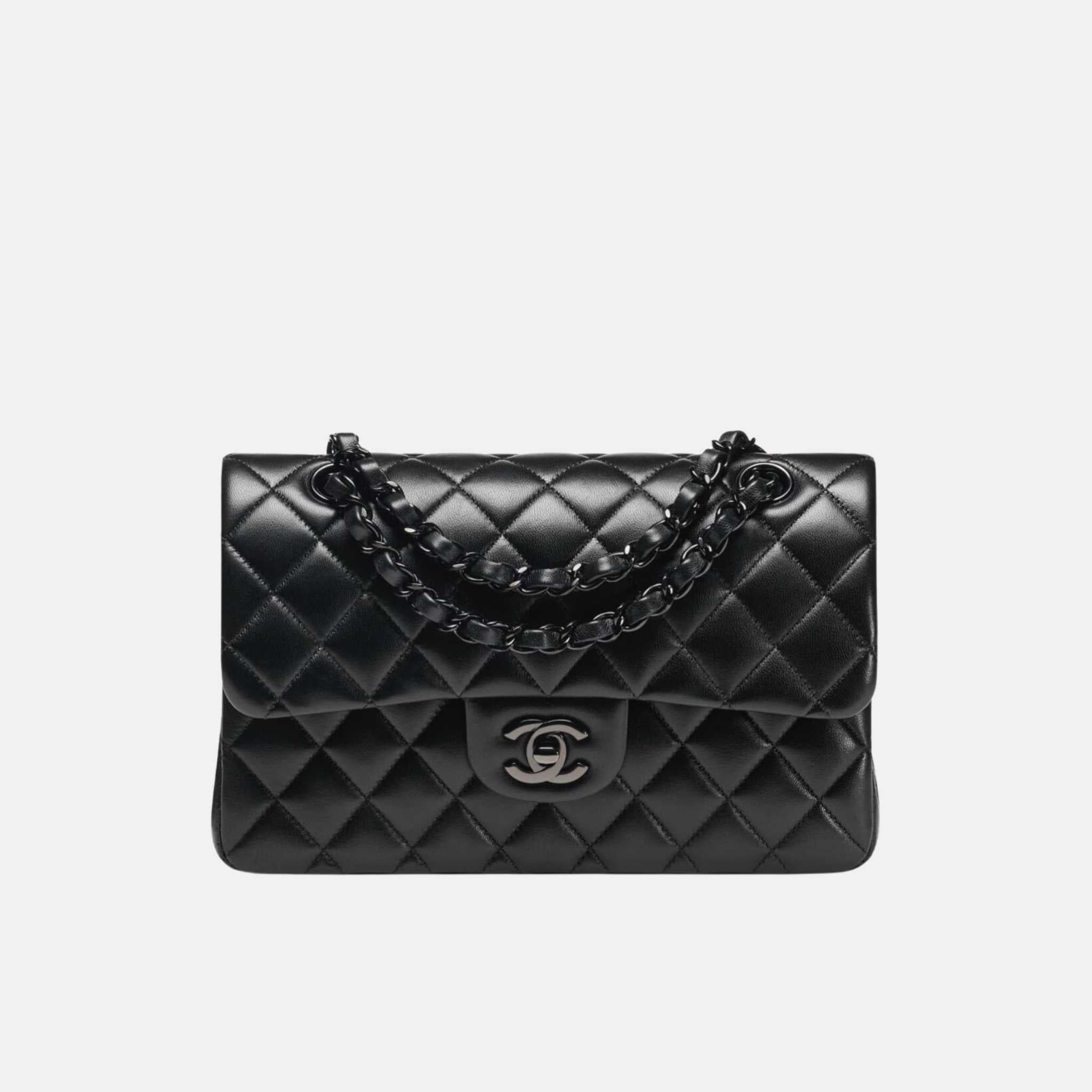Chanel Small Classic Lambskin Handbag, Front