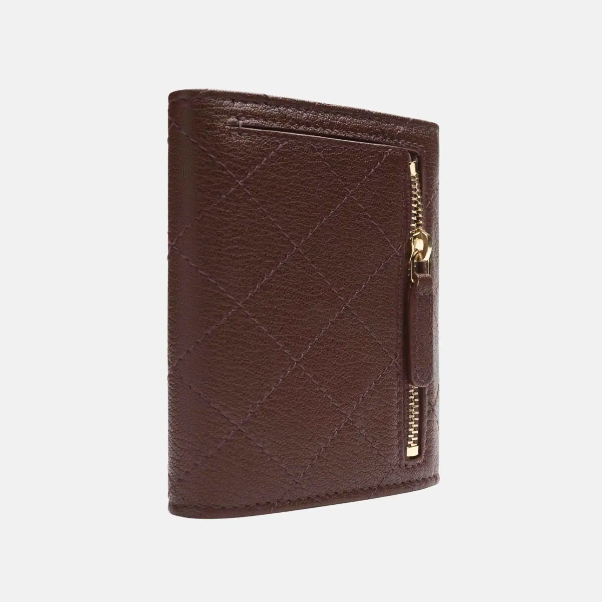 Small Flap Wallet Grained Goatskin