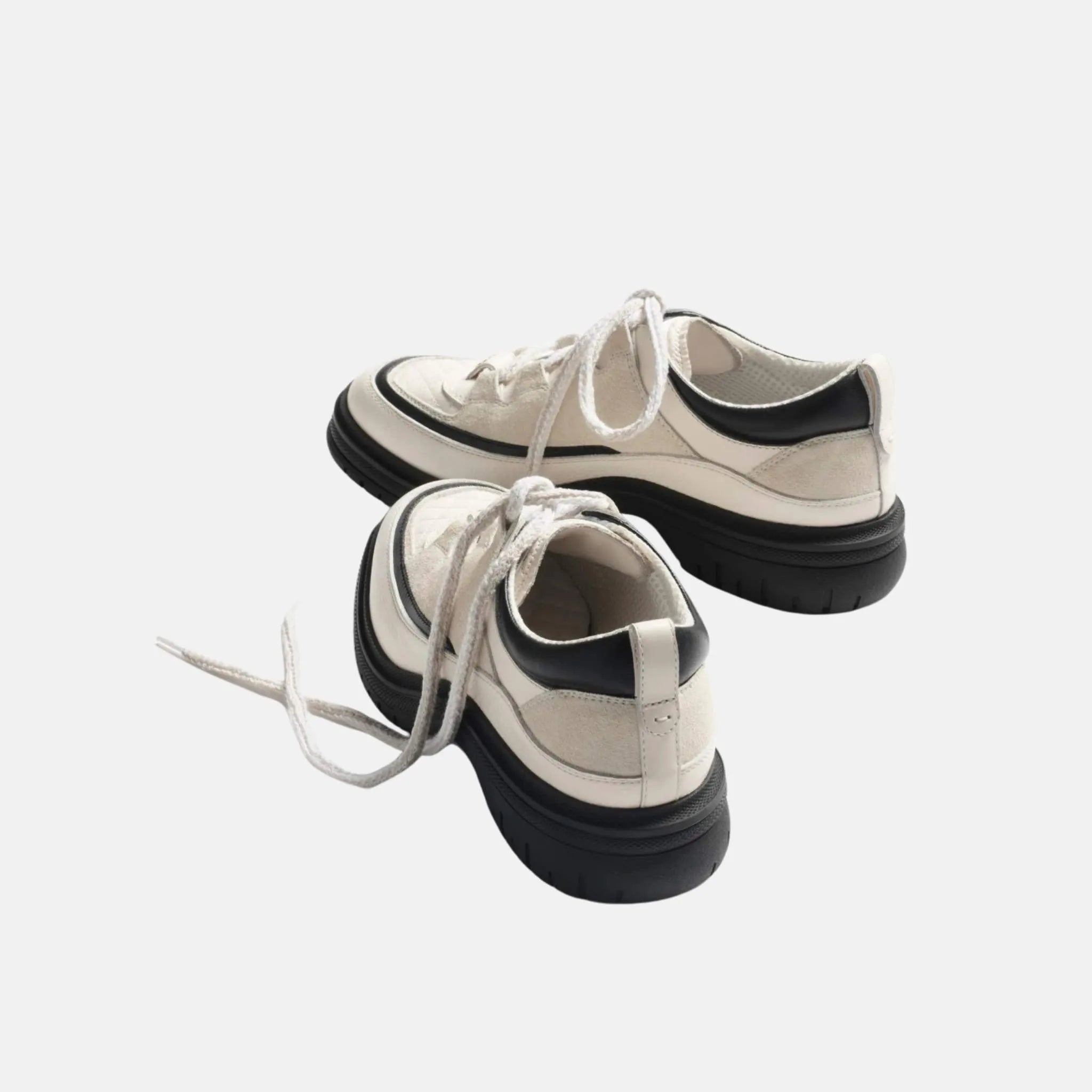 Sneakers in Velvet Veal and Lambskin