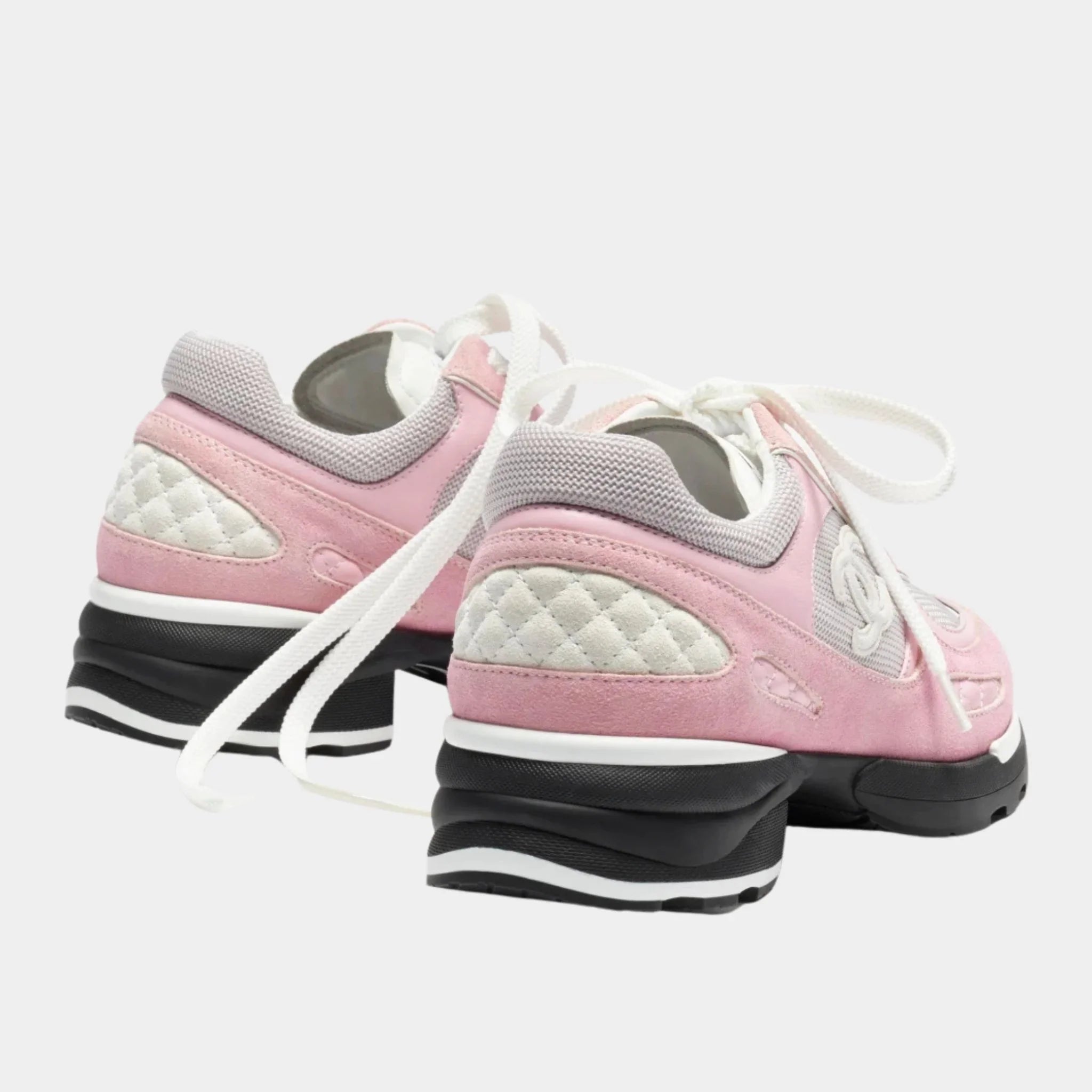 Sneakers Mixed Fibers Suede Calfskin & Calfskin