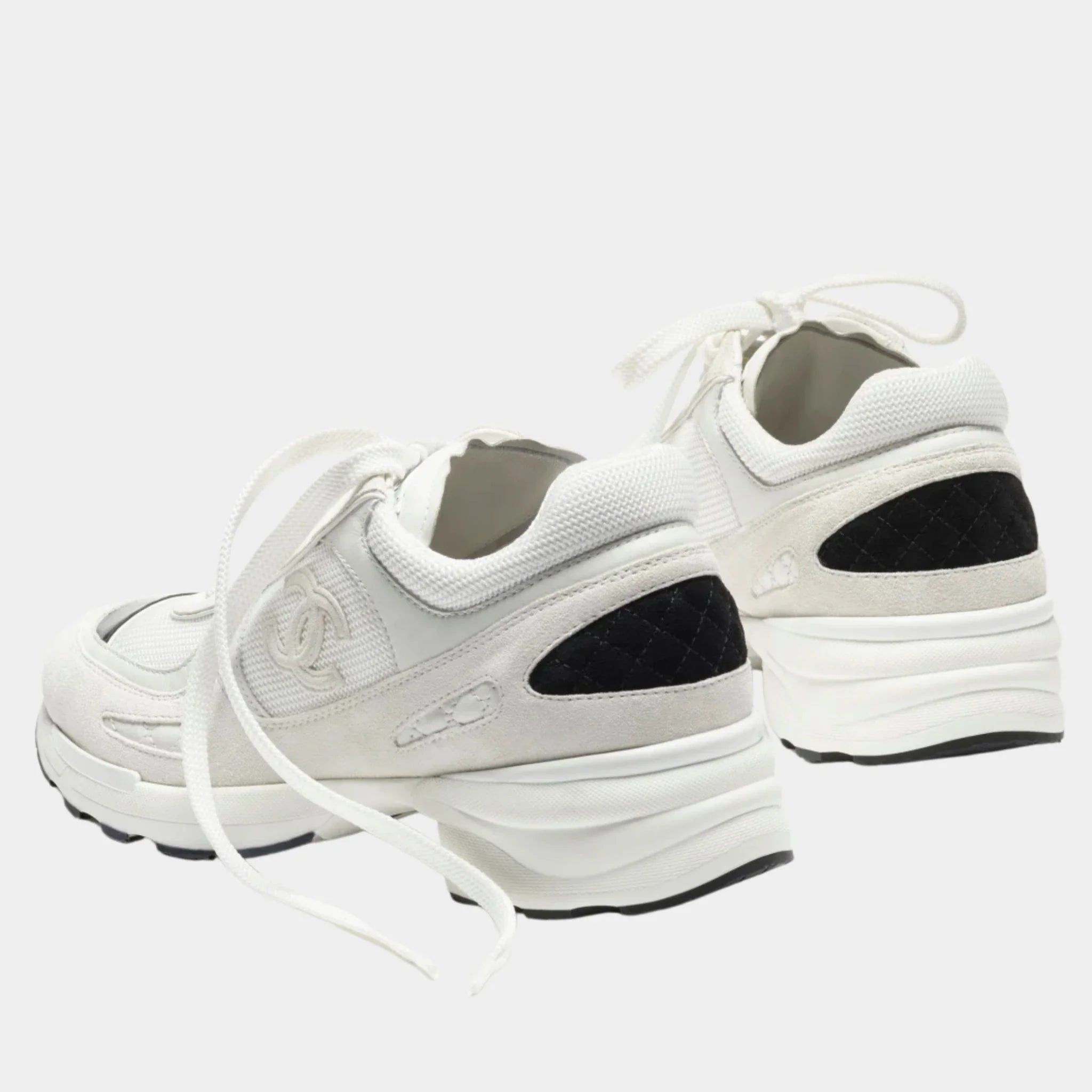 Sneakers Mixed Fibers Suede Calfskin & Calfskin